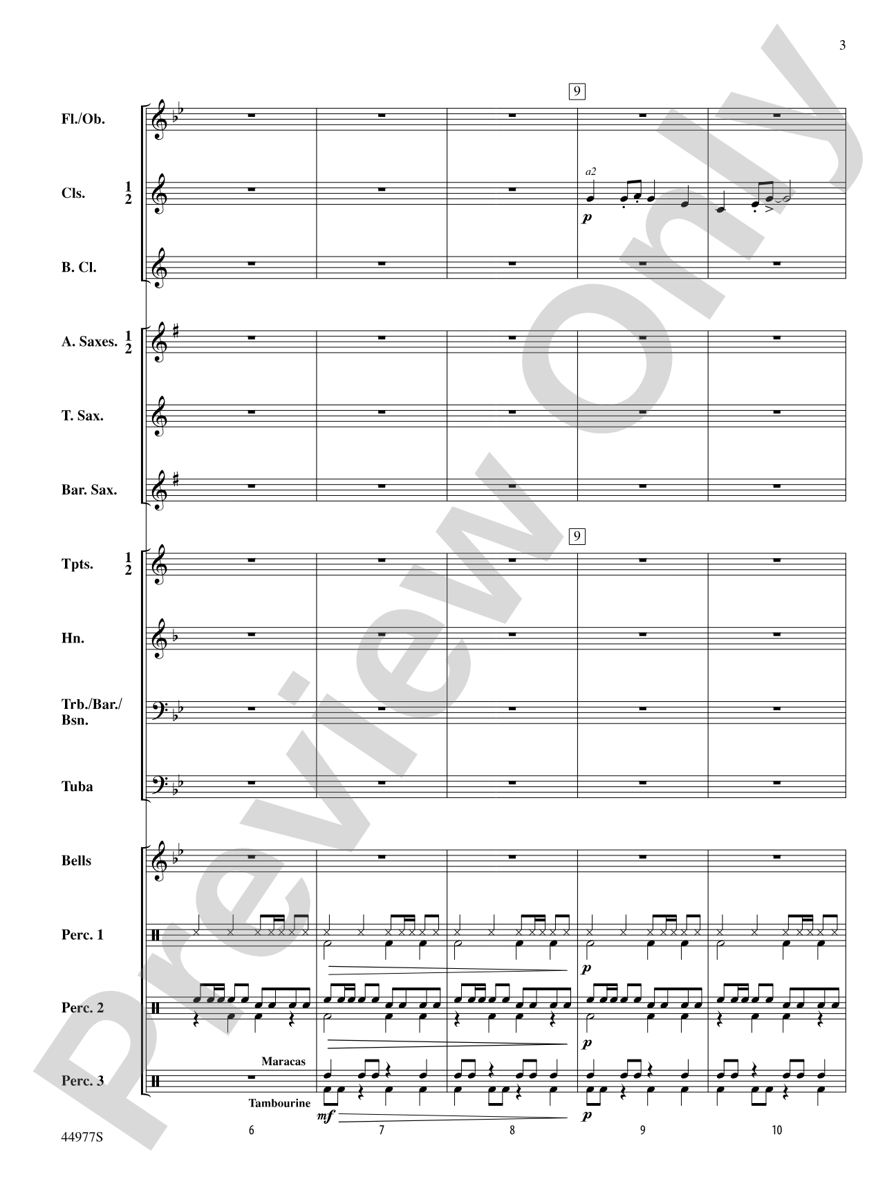 Fiesta on the Housetop: Concert Band Conductor Score & Parts