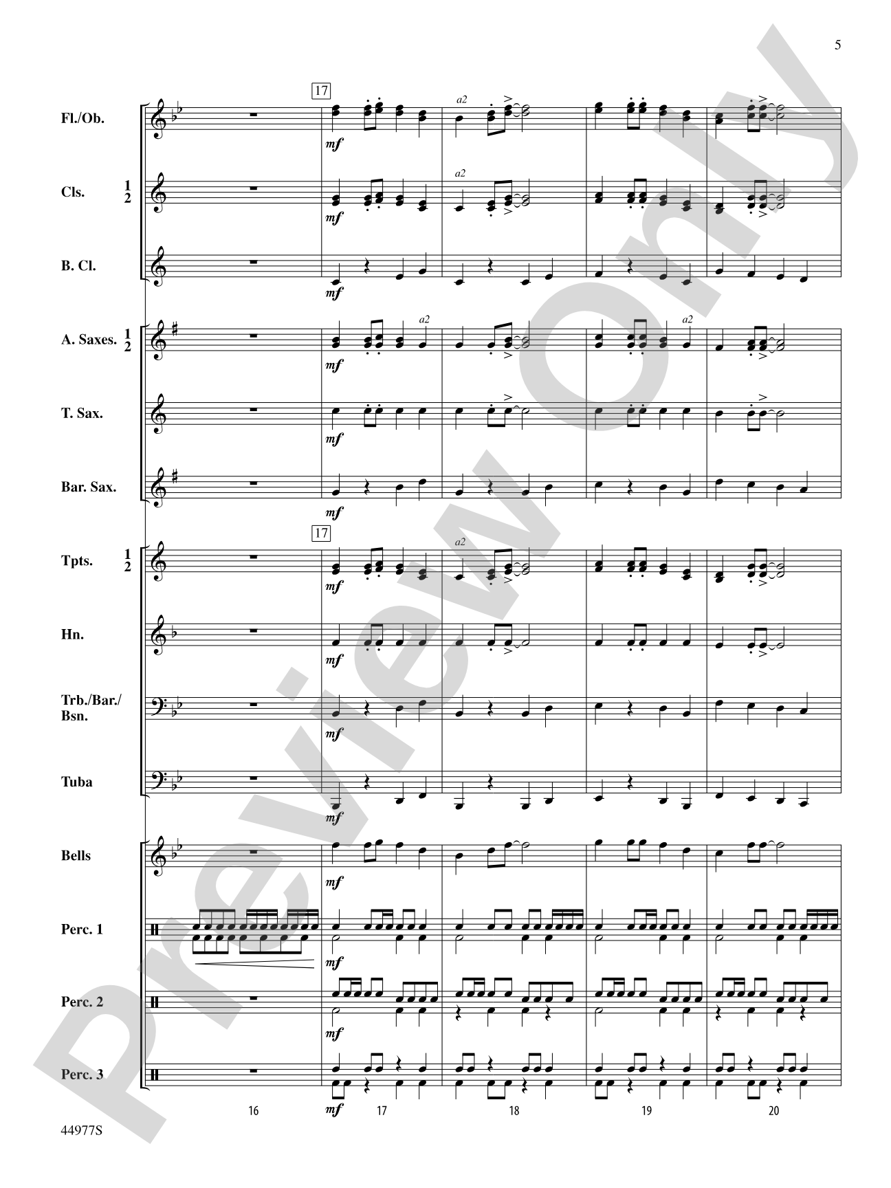 Fiesta on the Housetop: Concert Band Conductor Score & Parts