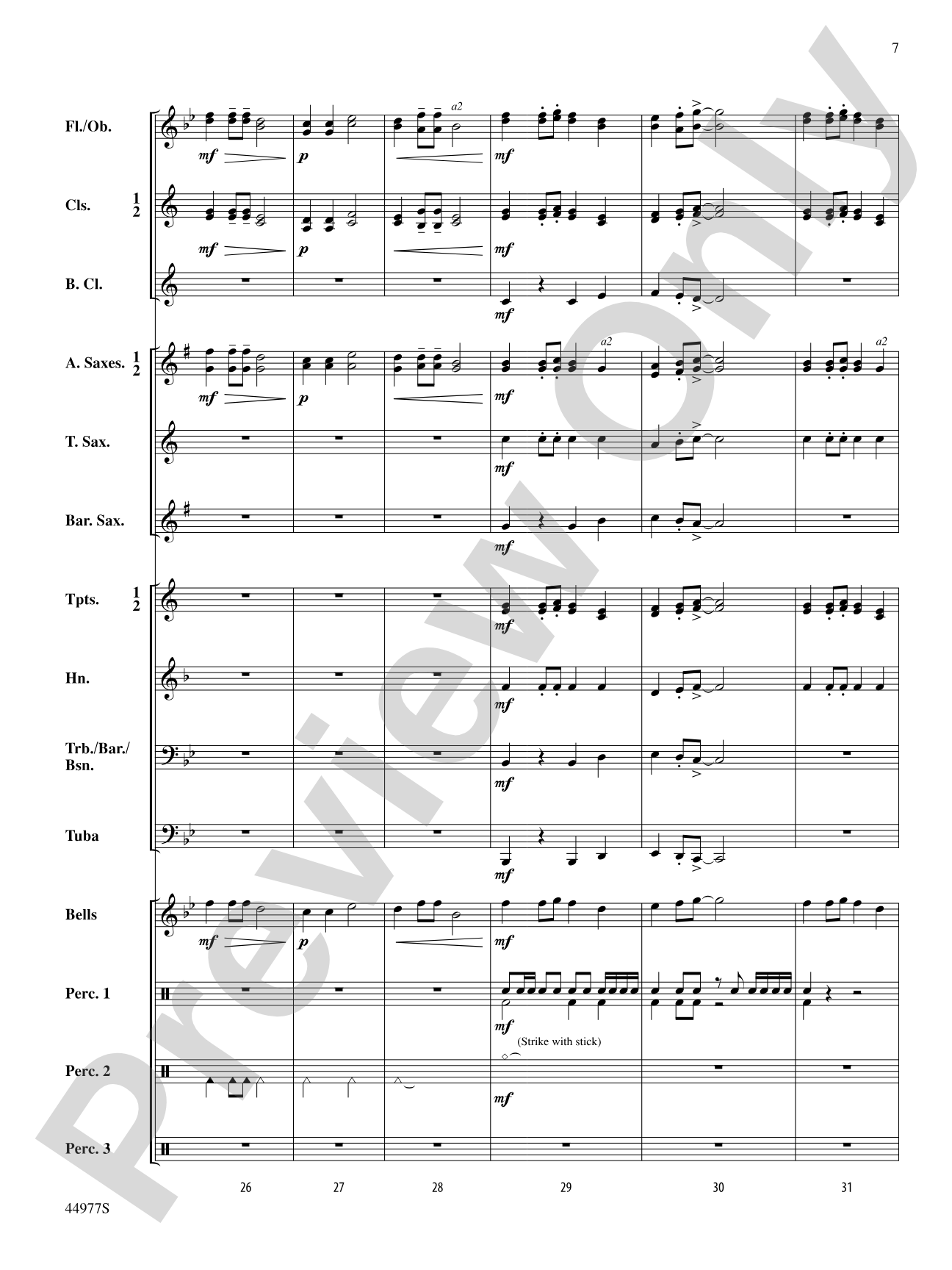 Fiesta on the Housetop: Concert Band Conductor Score & Parts