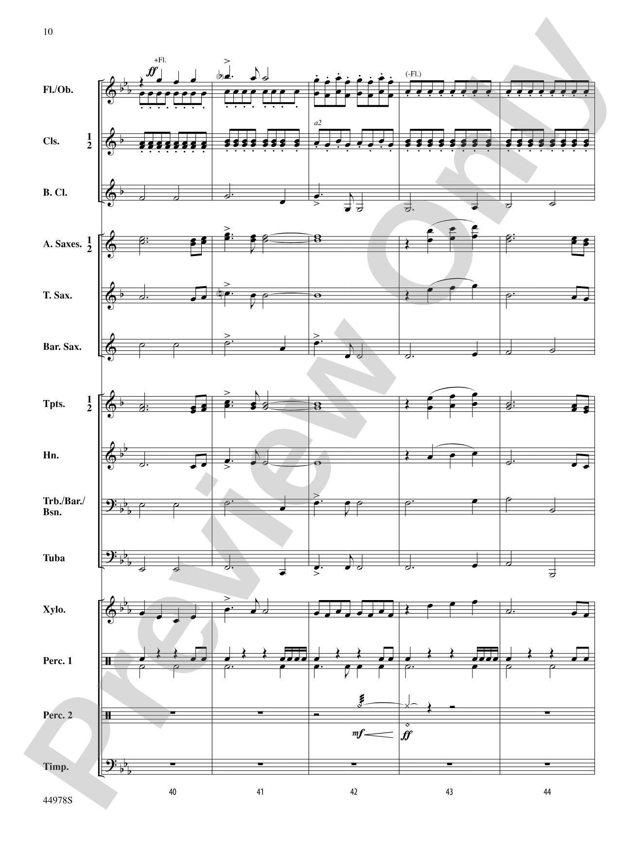 Predators of the Deep: Concert Band Conductor Score & Parts