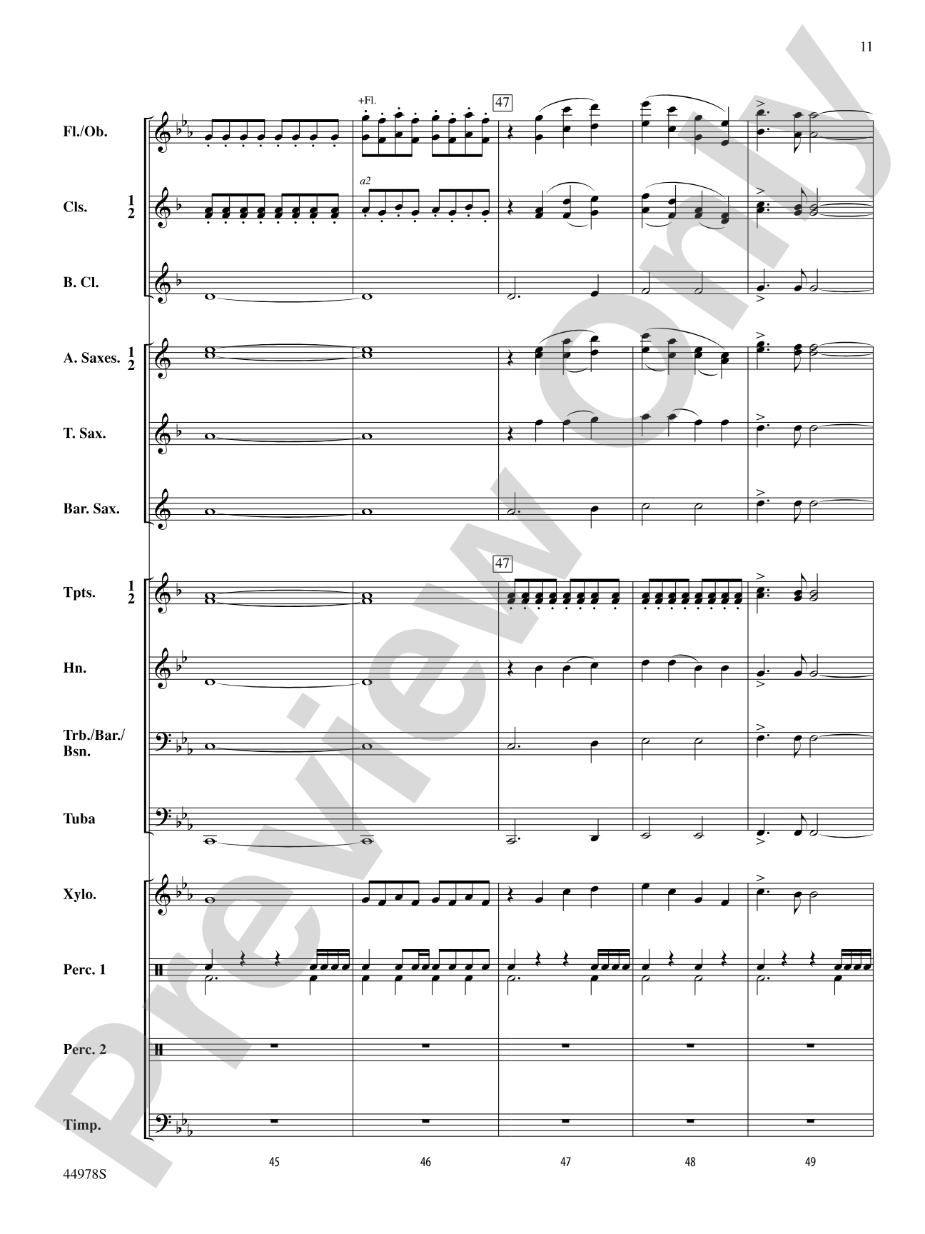 Predators of the Deep: Concert Band Conductor Score & Parts
