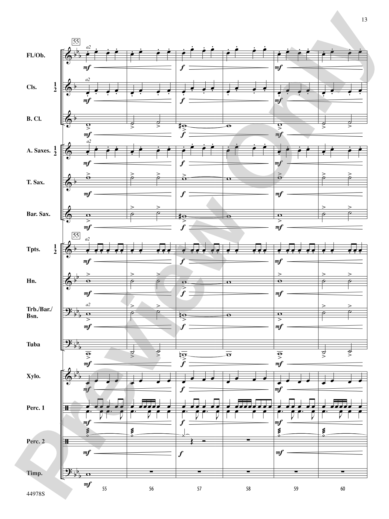 Predators of the Deep: Concert Band Conductor Score & Parts