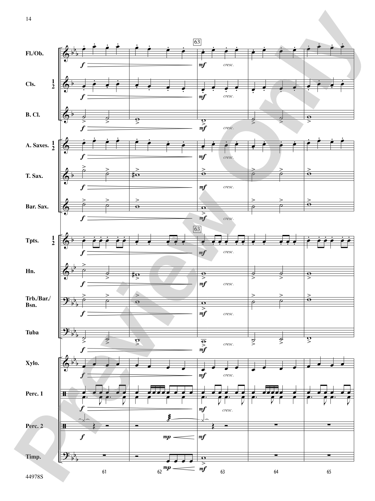Predators of the Deep: Concert Band Conductor Score & Parts