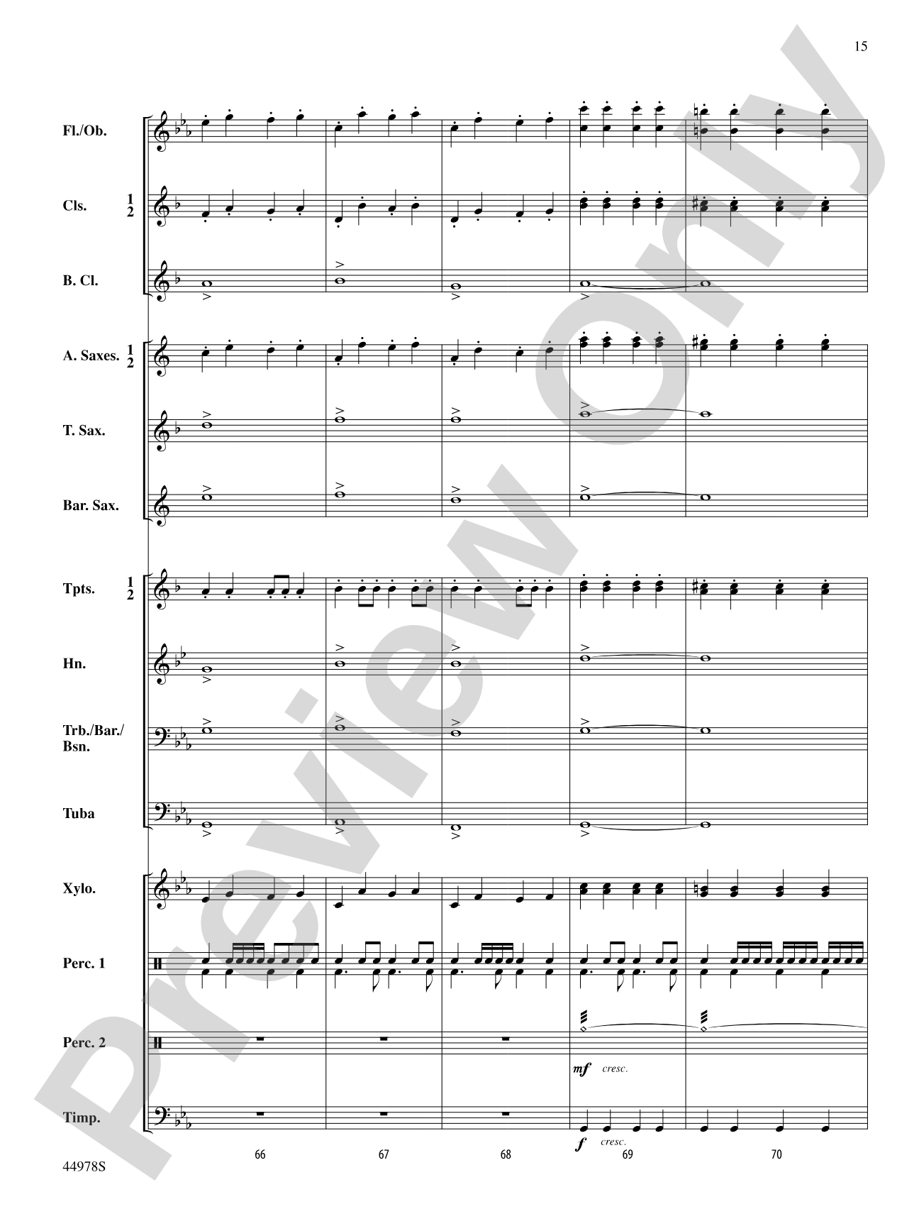 Predators of the Deep: Concert Band Conductor Score & Parts