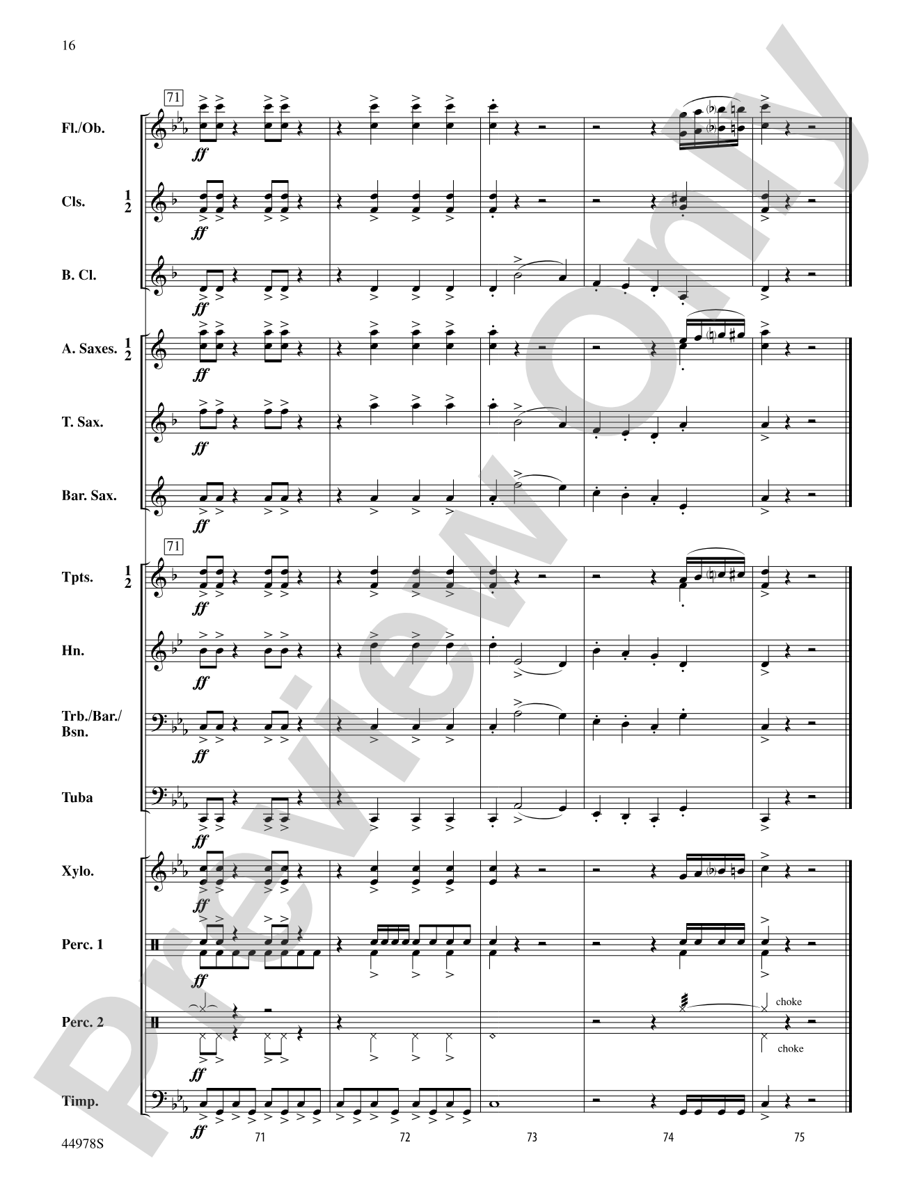 Predators of the Deep: Concert Band Conductor Score & Parts