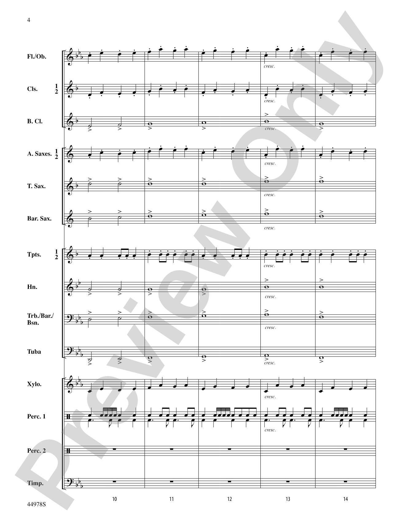 Predators of the Deep: Concert Band Conductor Score & Parts