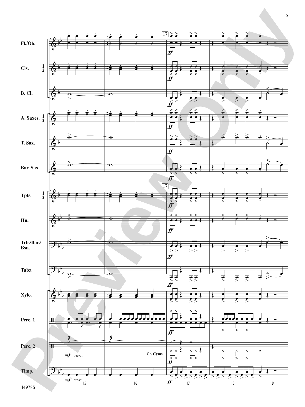 Predators of the Deep: Concert Band Conductor Score & Parts