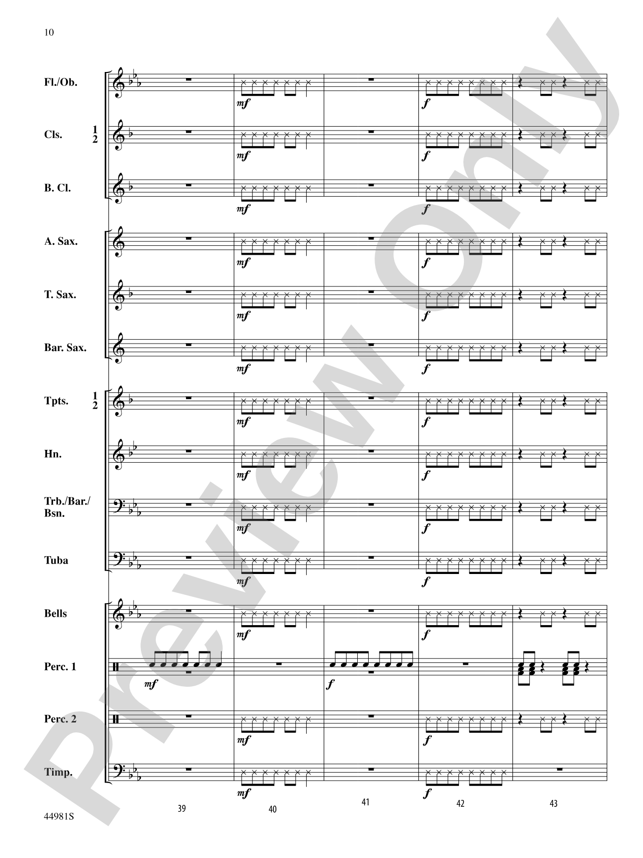 Stick Figures: Concert Band Conductor Score & Parts