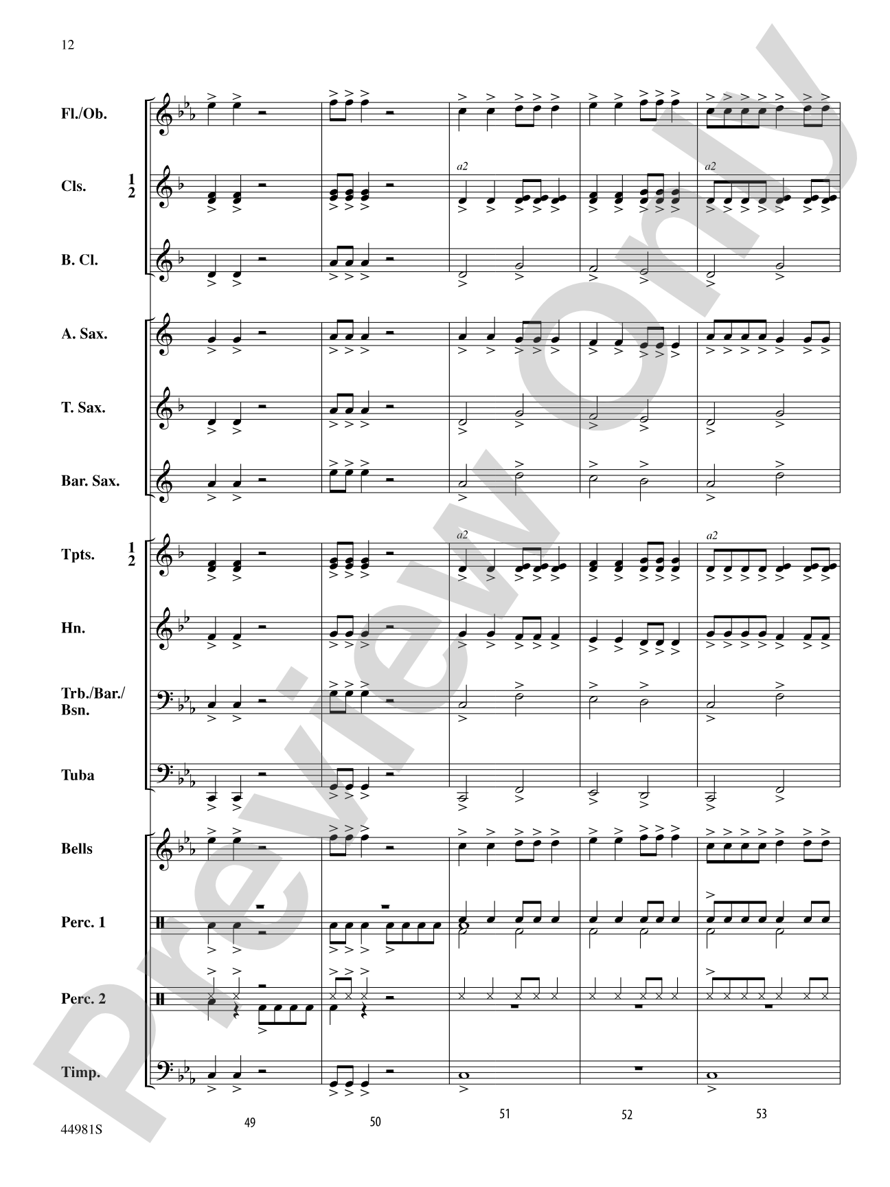 Stick Figures: Concert Band Conductor Score & Parts