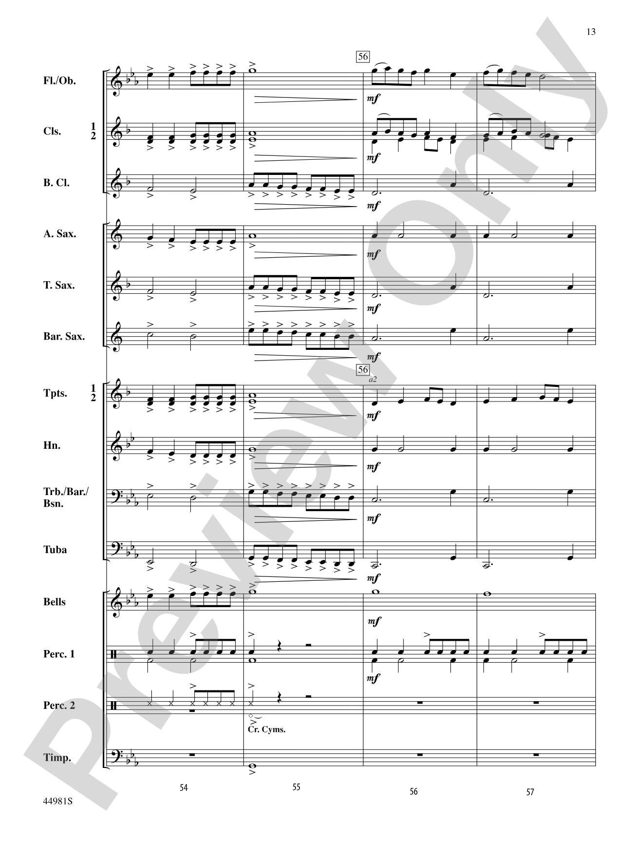 Stick Figures: Concert Band Conductor Score & Parts