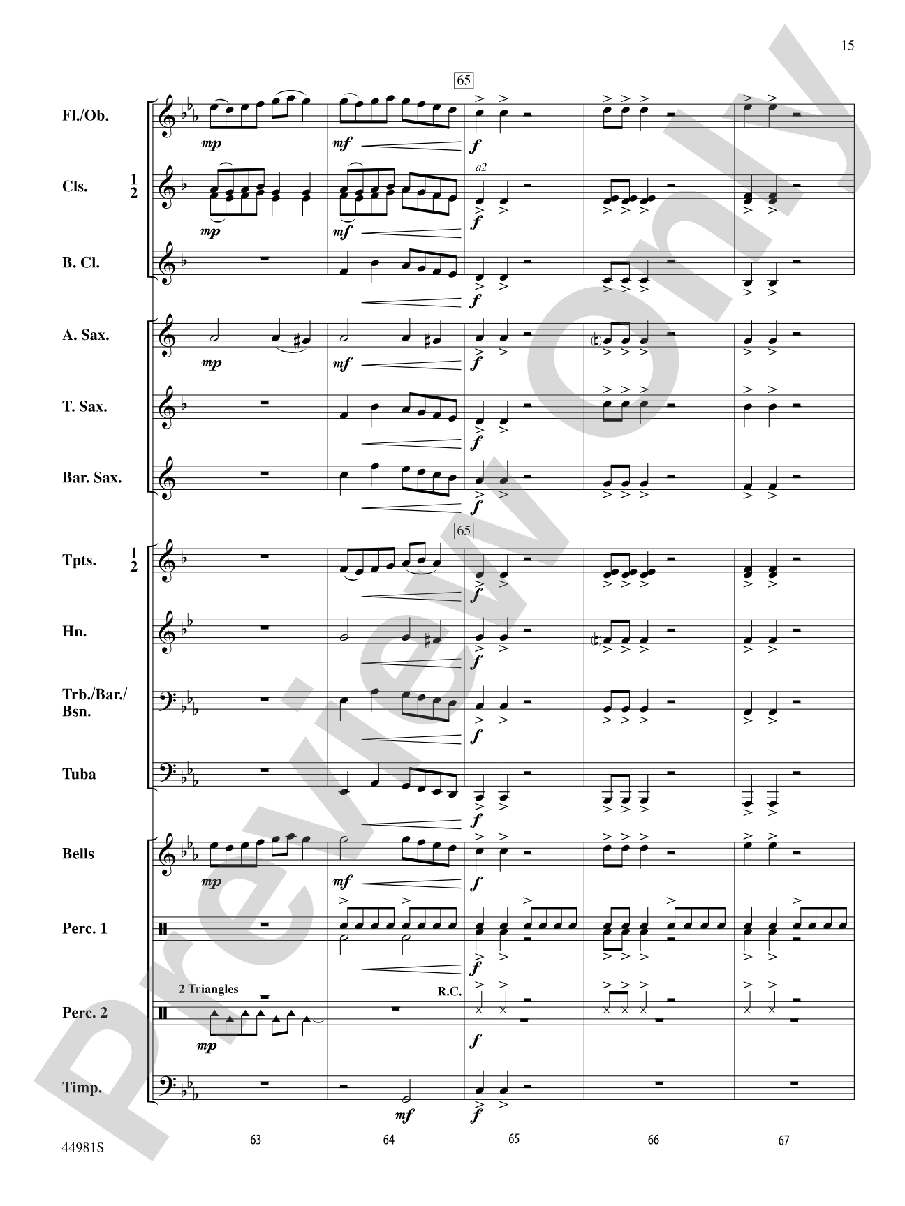 Stick Figures: Concert Band Conductor Score & Parts