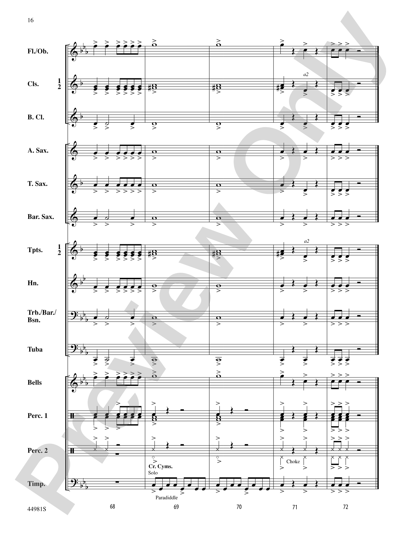 Stick Figures: Concert Band Conductor Score & Parts