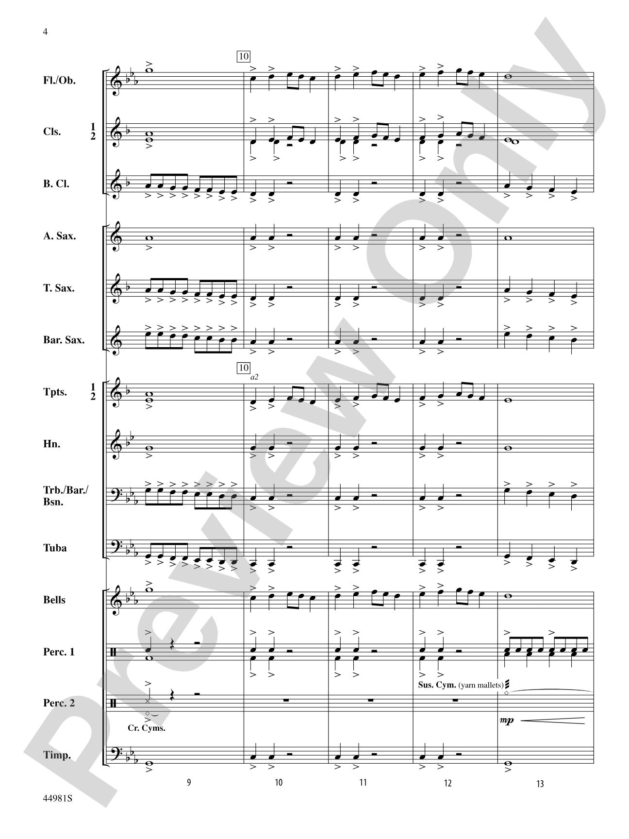 Stick Figures: Concert Band Conductor Score & Parts