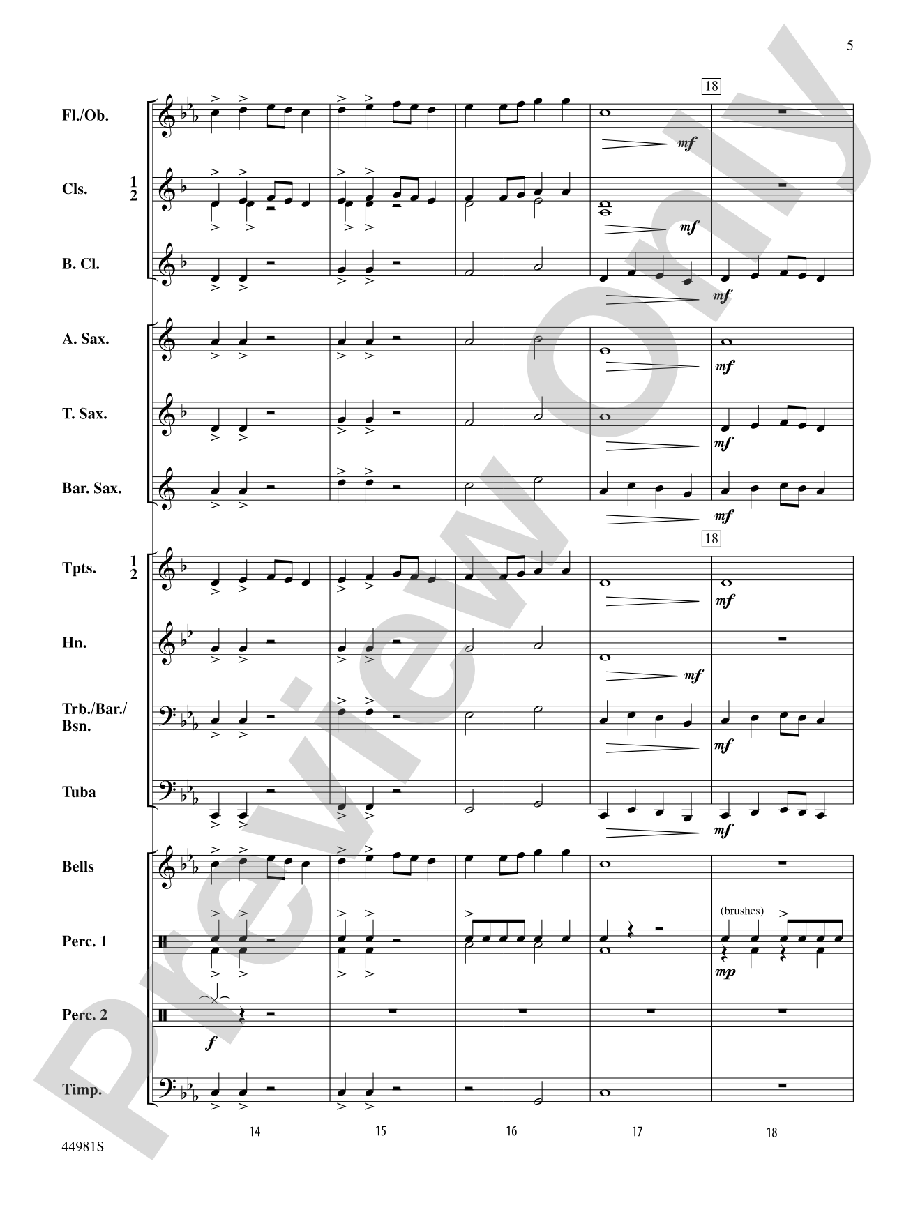 Stick Figures: Concert Band Conductor Score & Parts