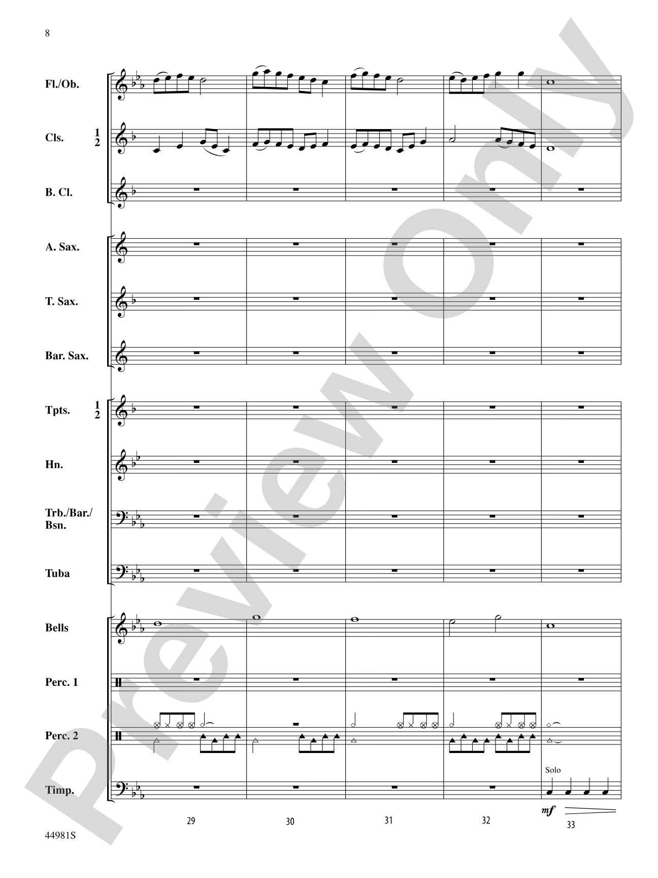 Stick Figures: Concert Band Conductor Score & Parts