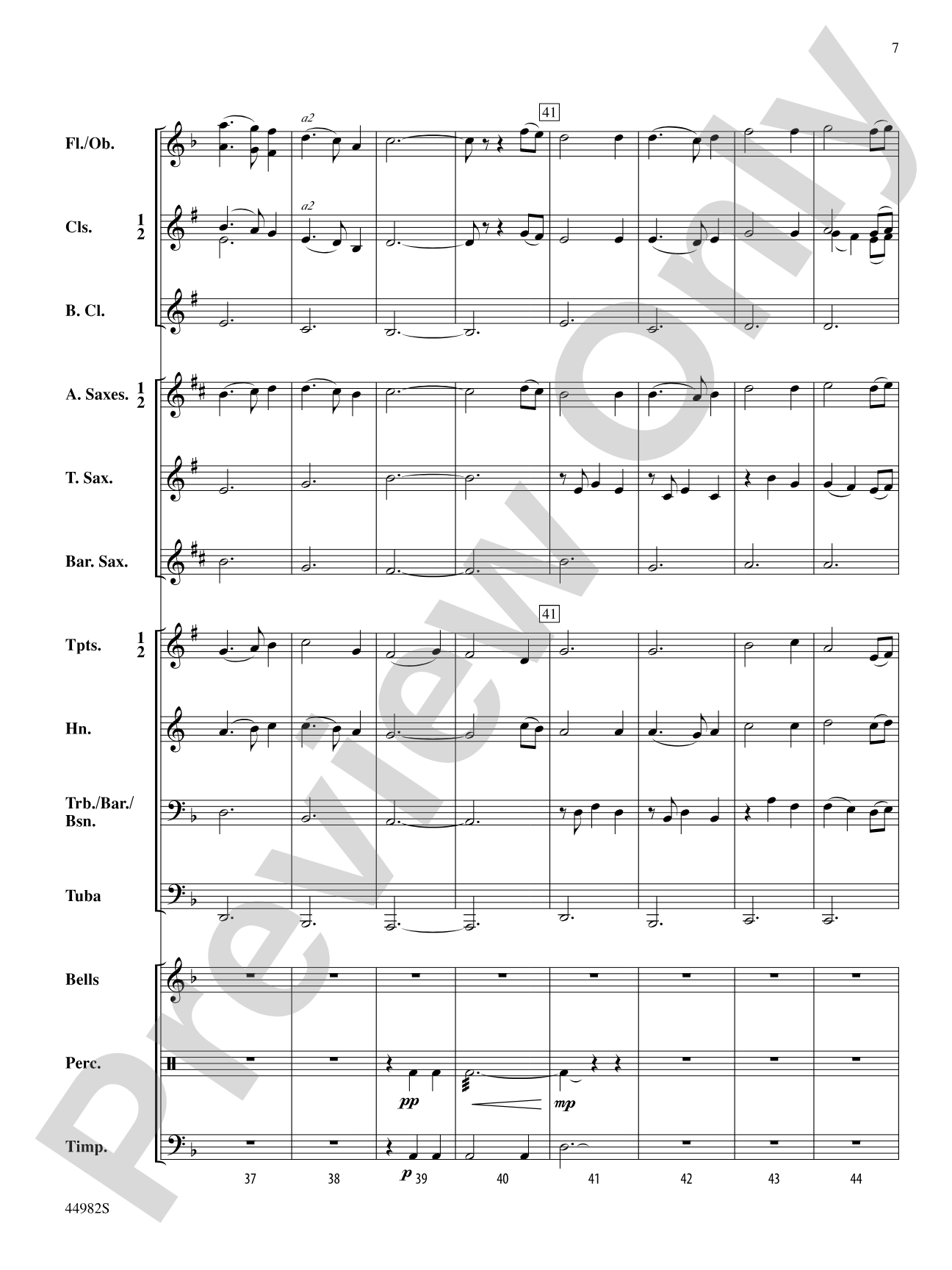 Two Celtic Tunes: Concert Band Conductor Score & Parts