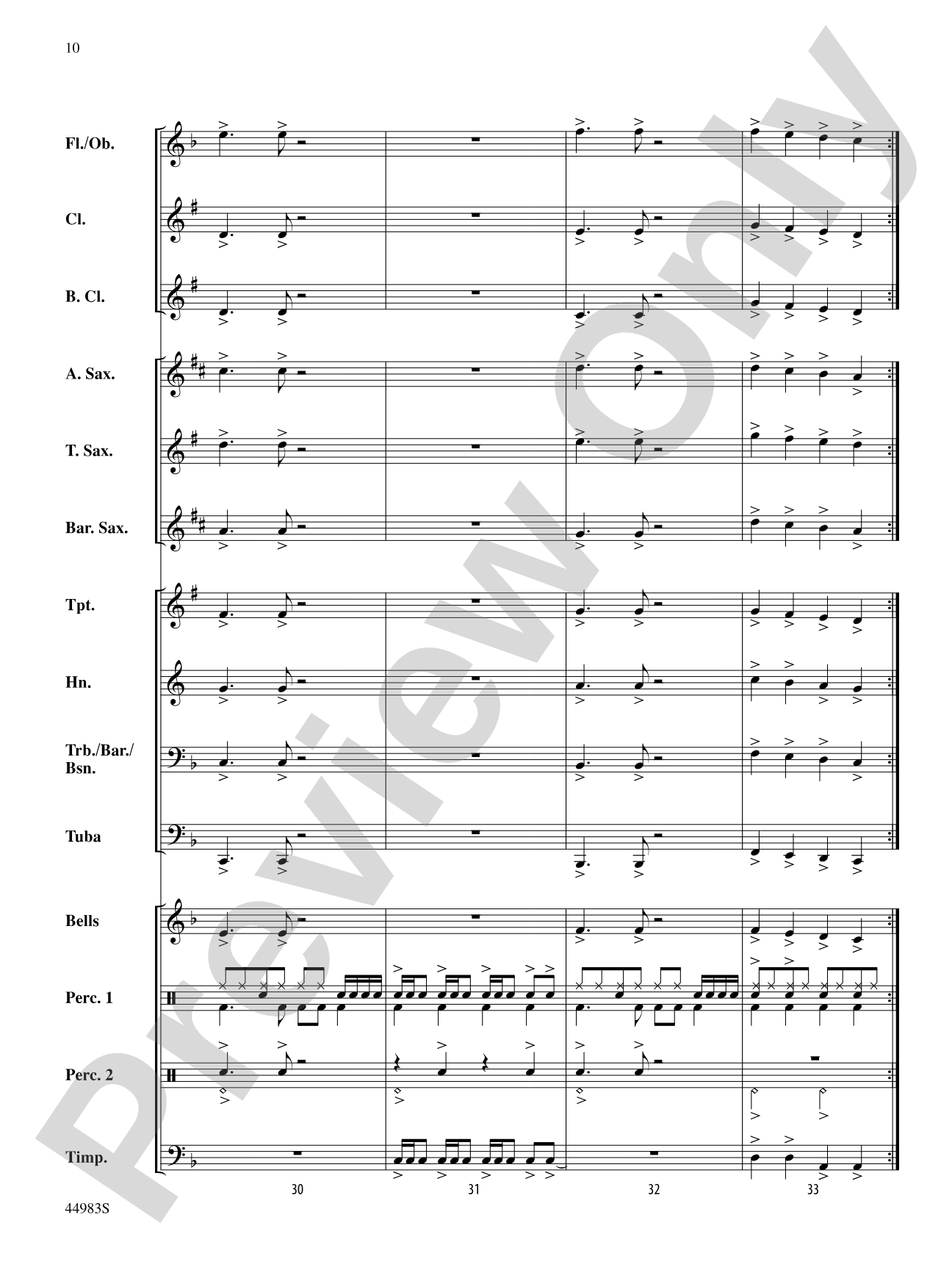 Half-Past Two: Score