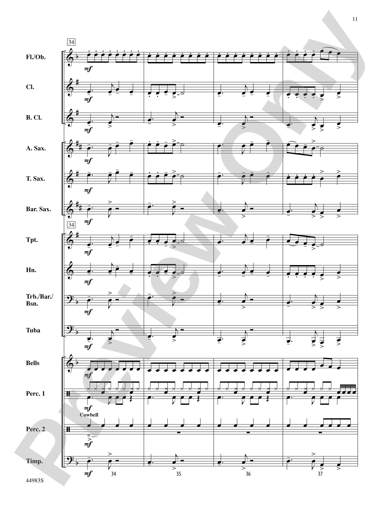 Half-Past Two: Score