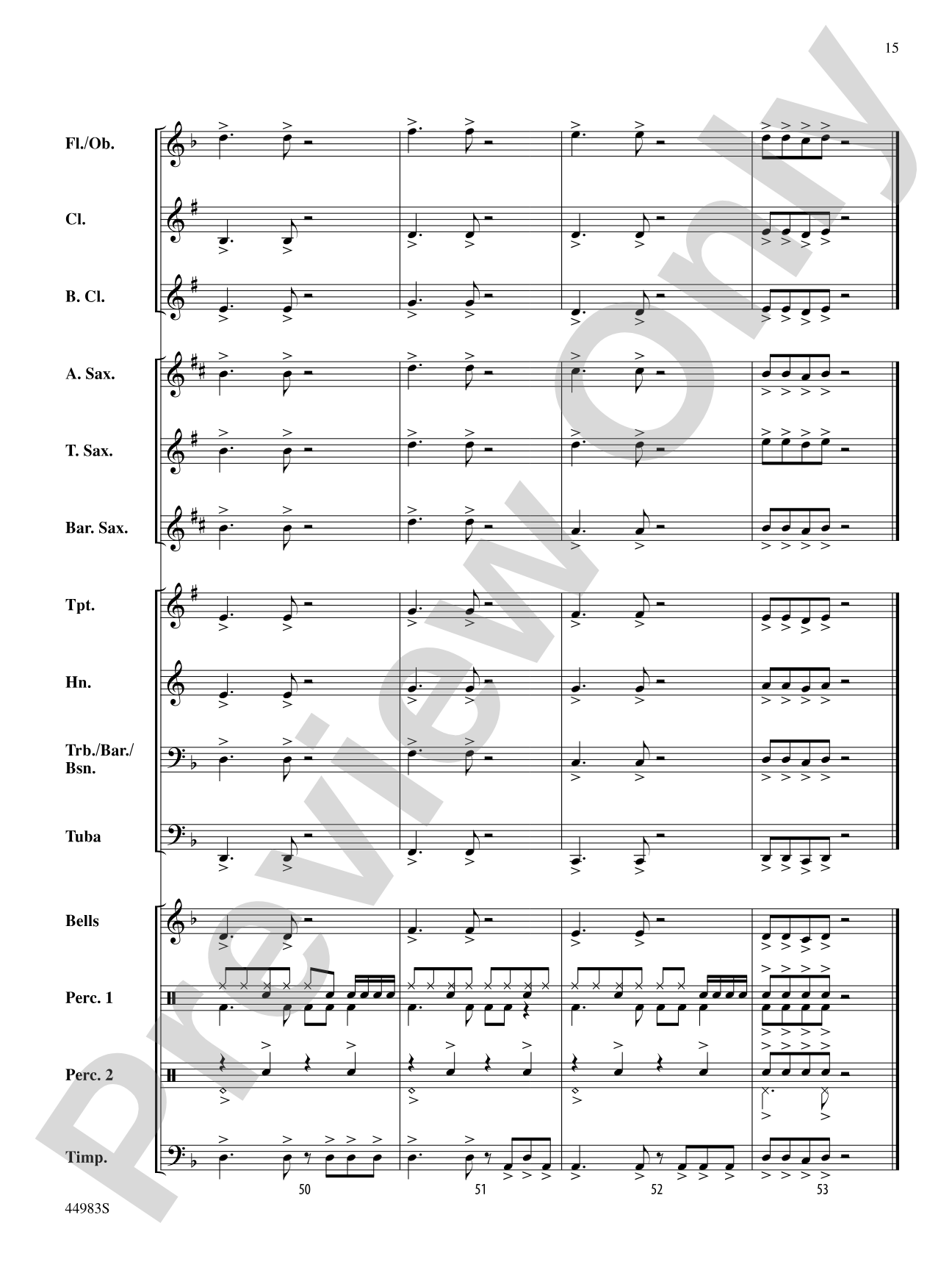 Half-Past Two: Score