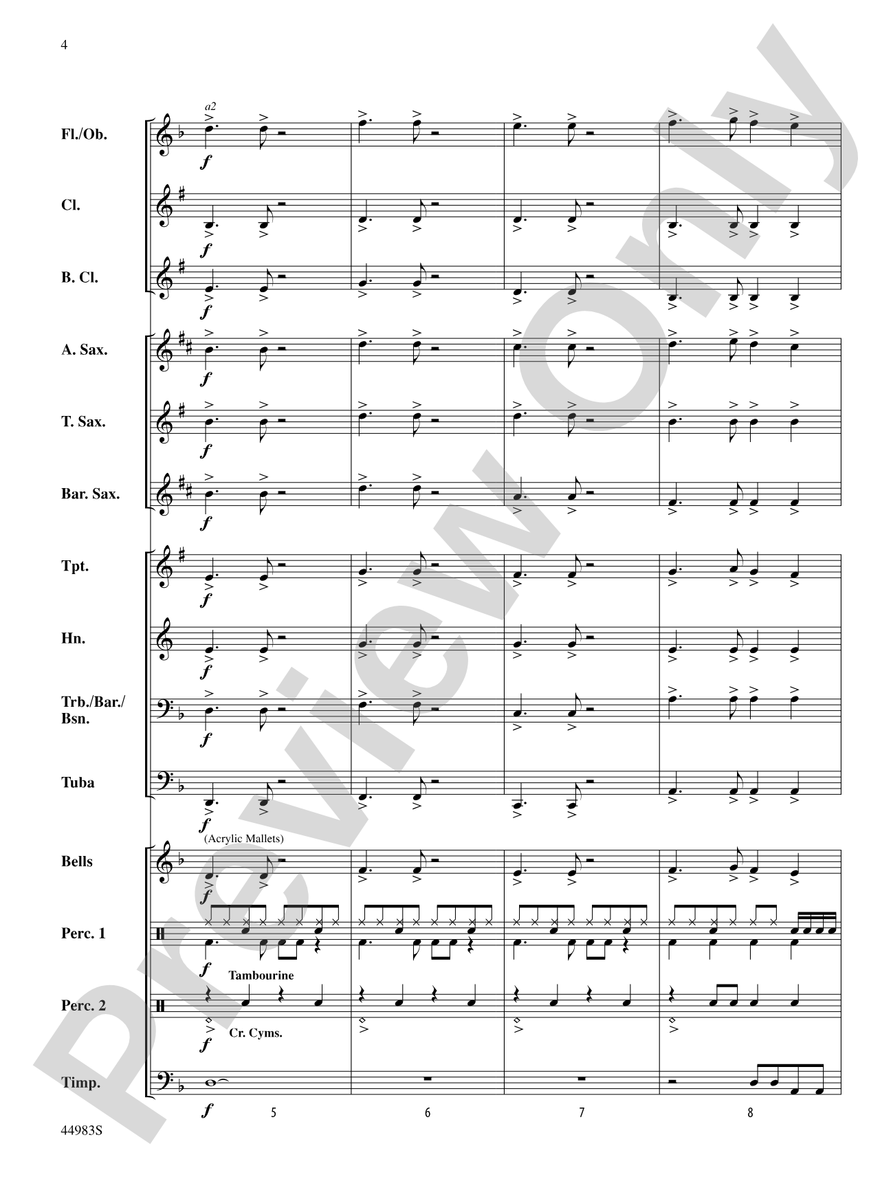 Half-Past Two: Score