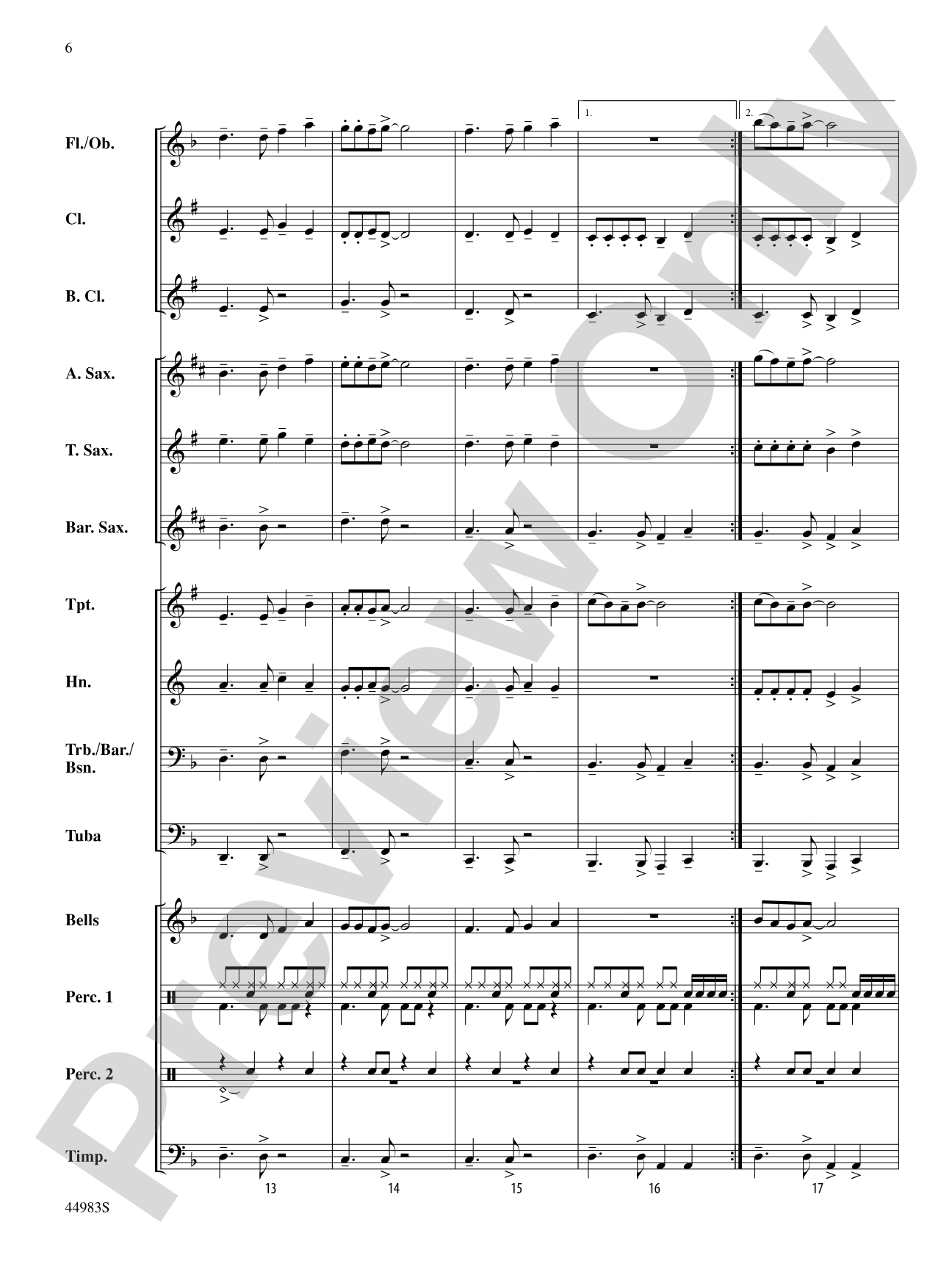 Half-Past Two: Score