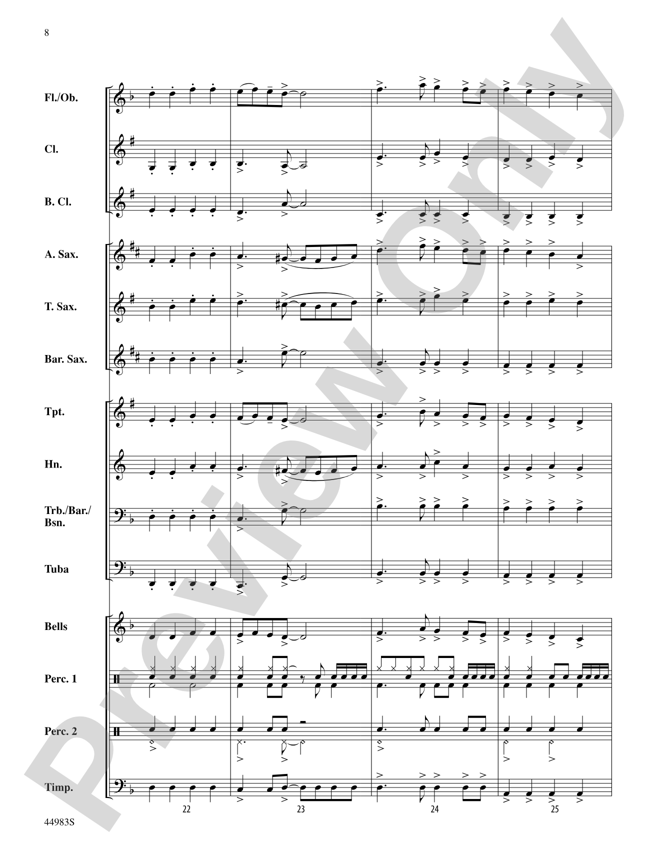 Half-Past Two: Score