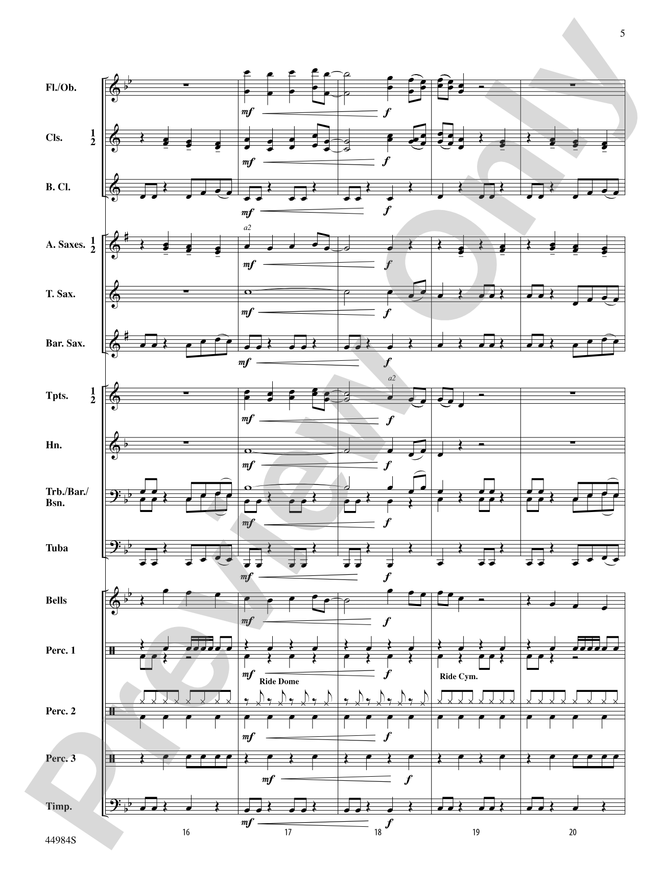 Power Surge: Concert Band Conductor Score & Parts