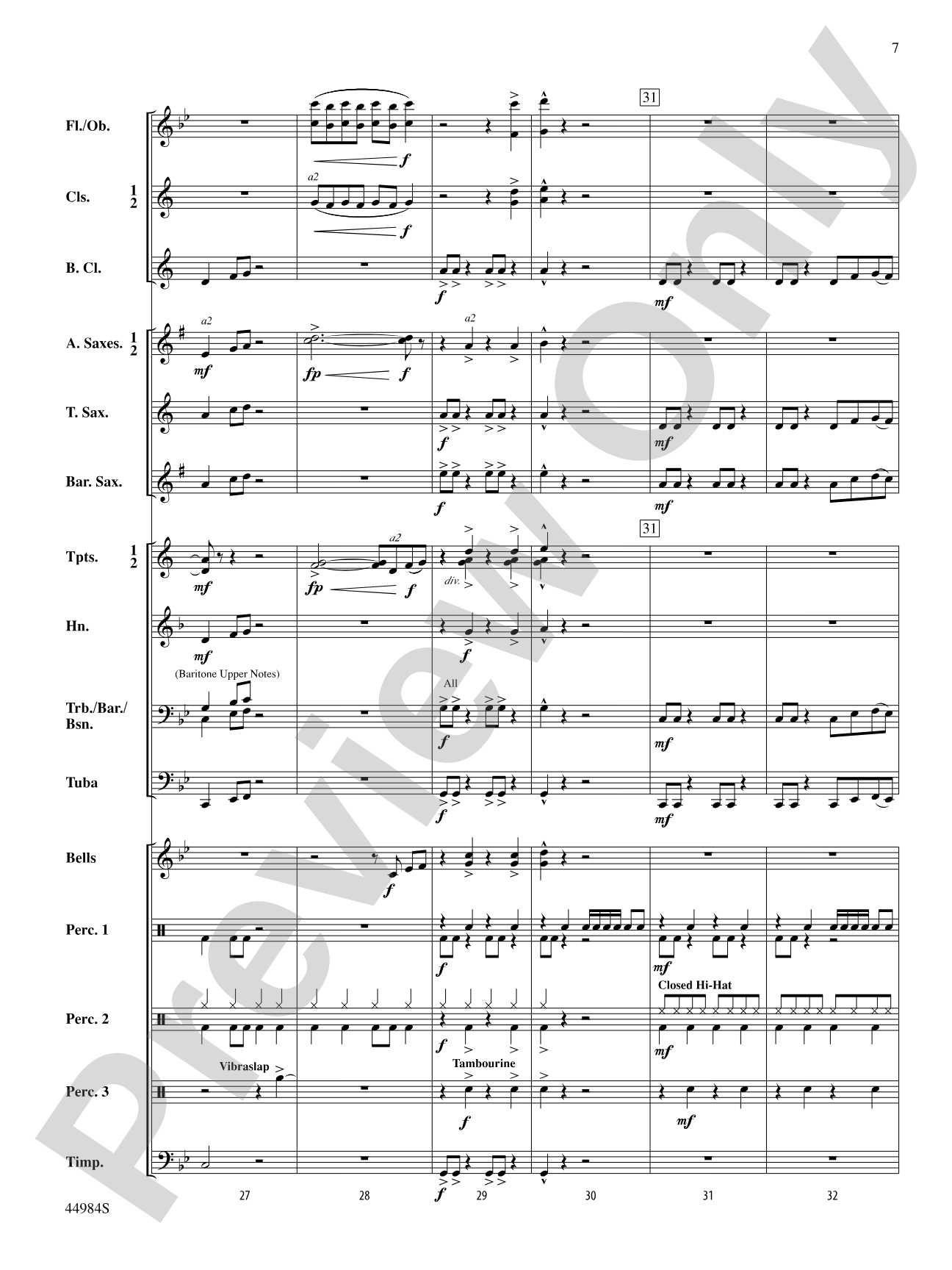 Power Surge: Concert Band Conductor Score & Parts