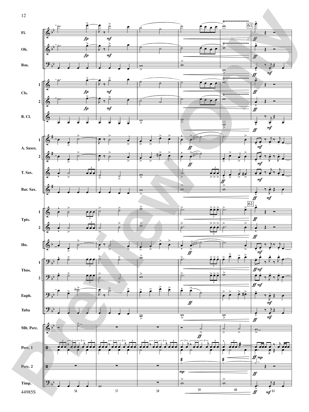 Pursuit of the Centaur: Concert Band Conductor Score & Parts
