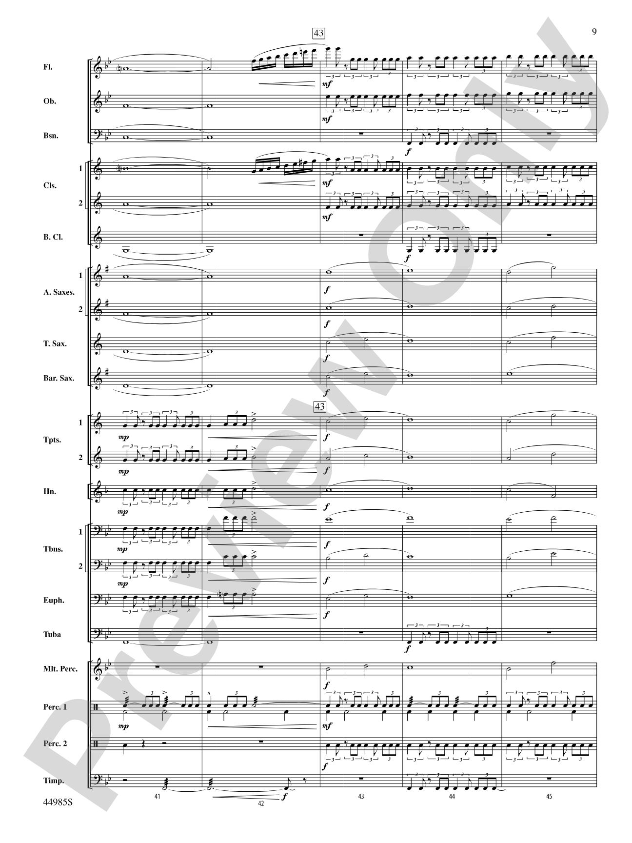 Pursuit of the Centaur: Concert Band Conductor Score & Parts
