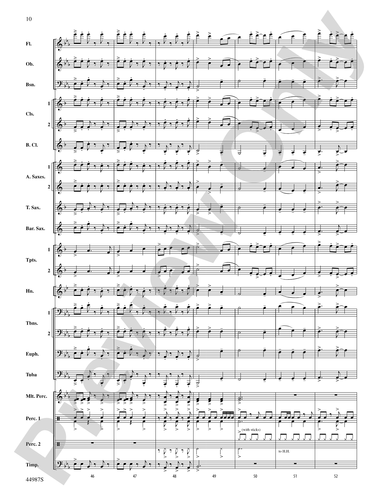 Skydive: Concert Band Conductor Score & Parts