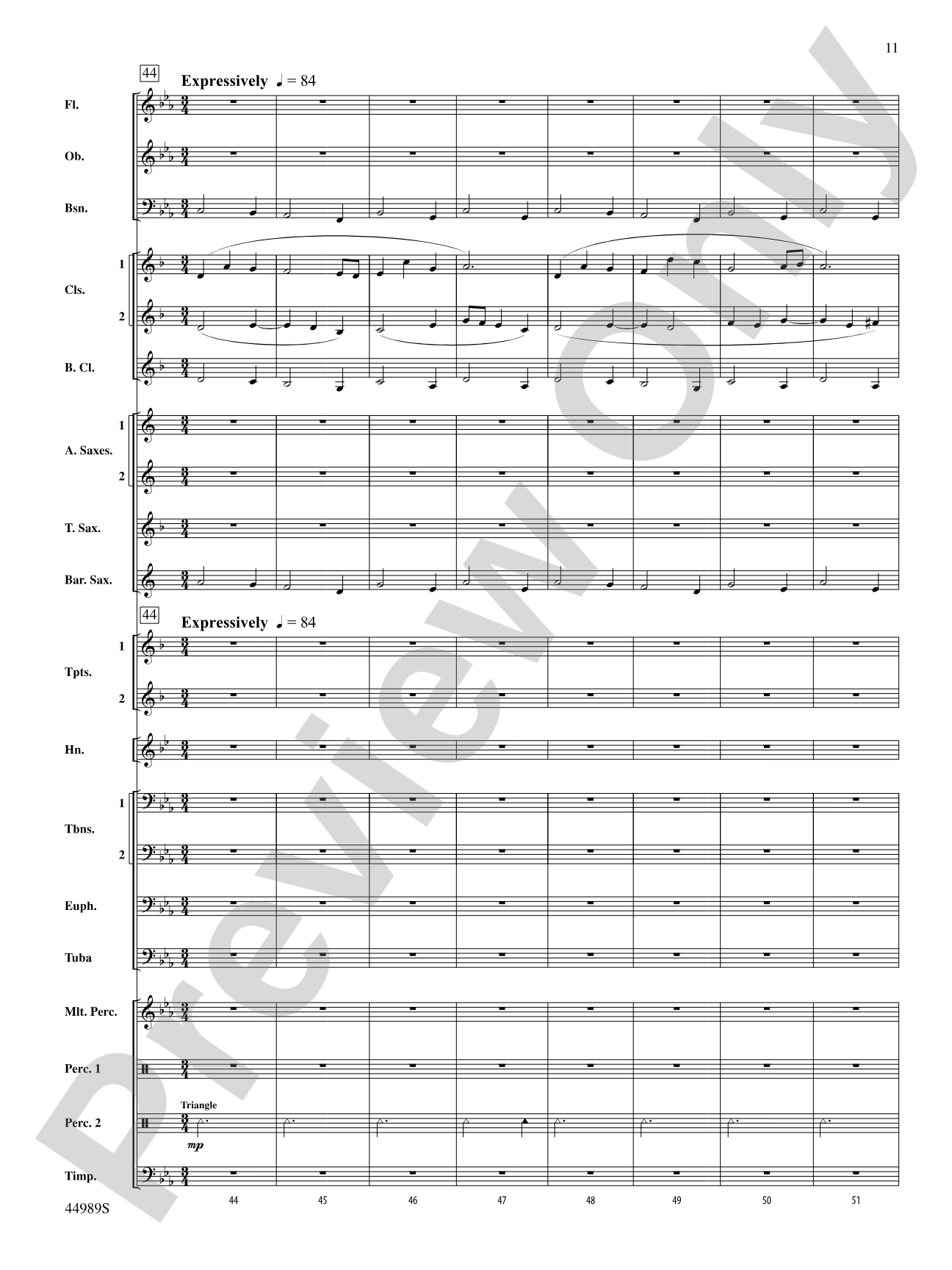 Timber Lake Festival: Concert Band Conductor Score & Parts