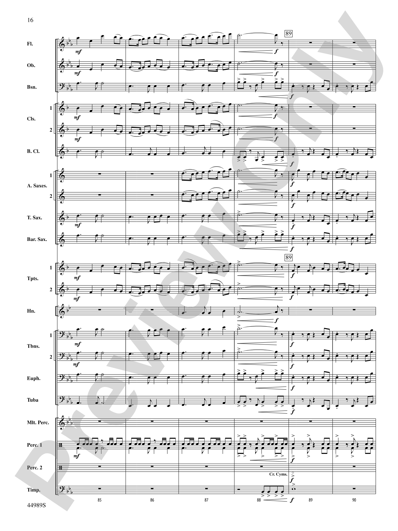 Timber Lake Festival: Concert Band Conductor Score & Parts