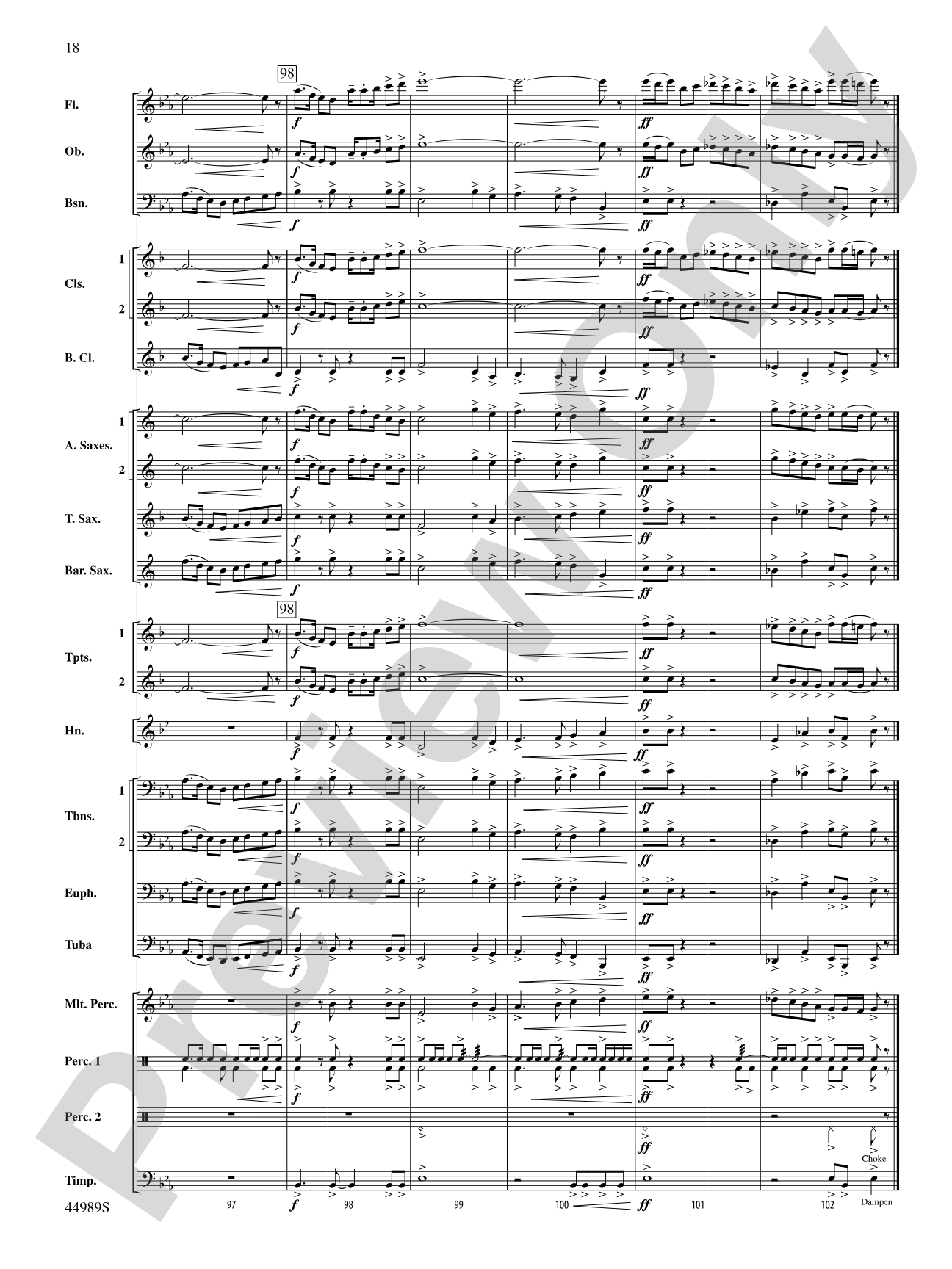 Timber Lake Festival: Concert Band Conductor Score & Parts