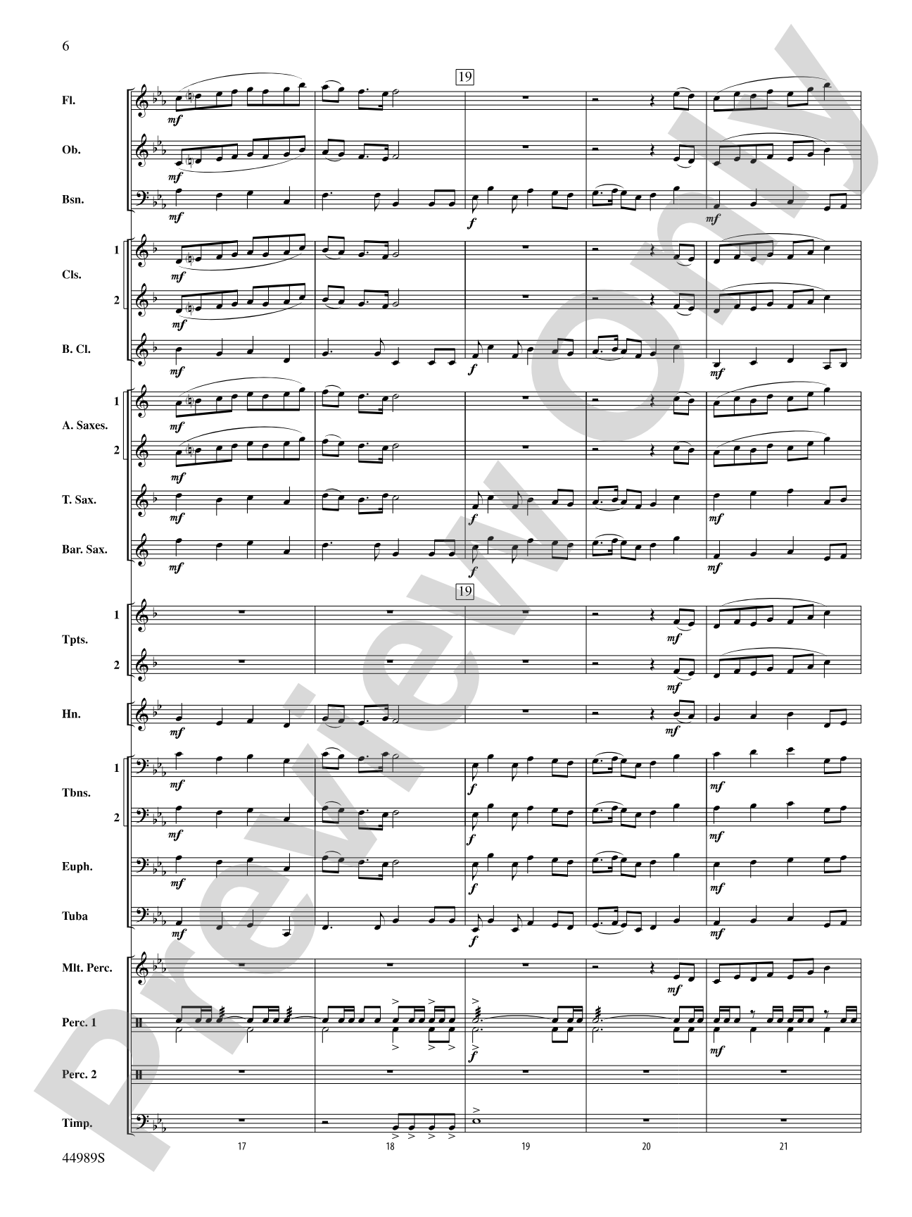 Timber Lake Festival: Concert Band Conductor Score & Parts