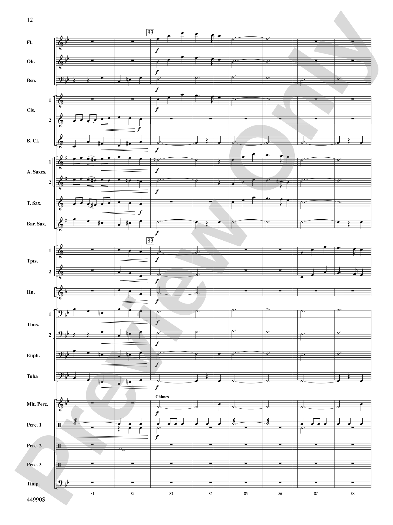 Awaken the Giant: Concert Band Conductor Score & Parts