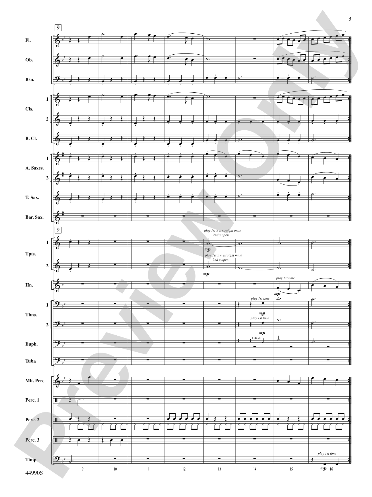 Awaken the Giant: Concert Band Conductor Score & Parts