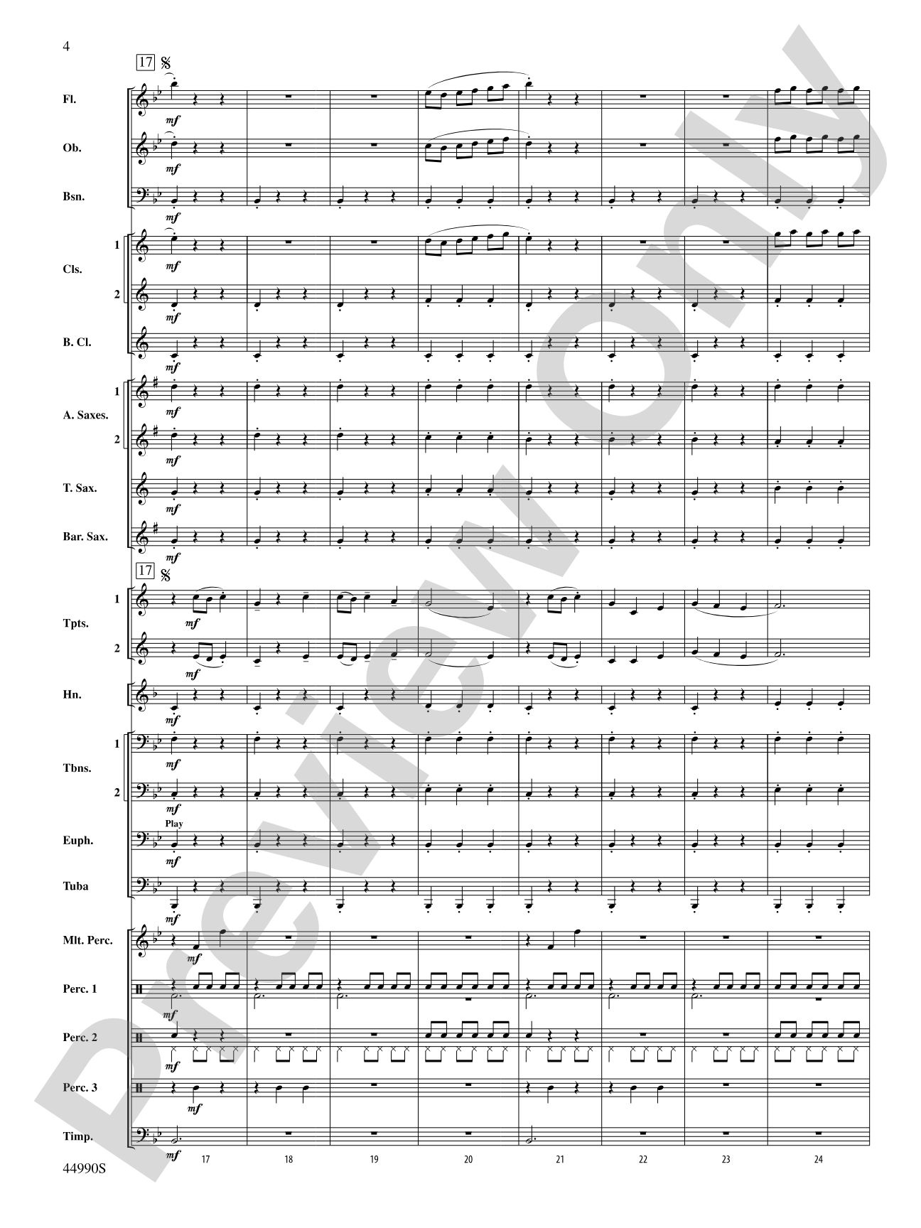 Awaken the Giant: Concert Band Conductor Score & Parts