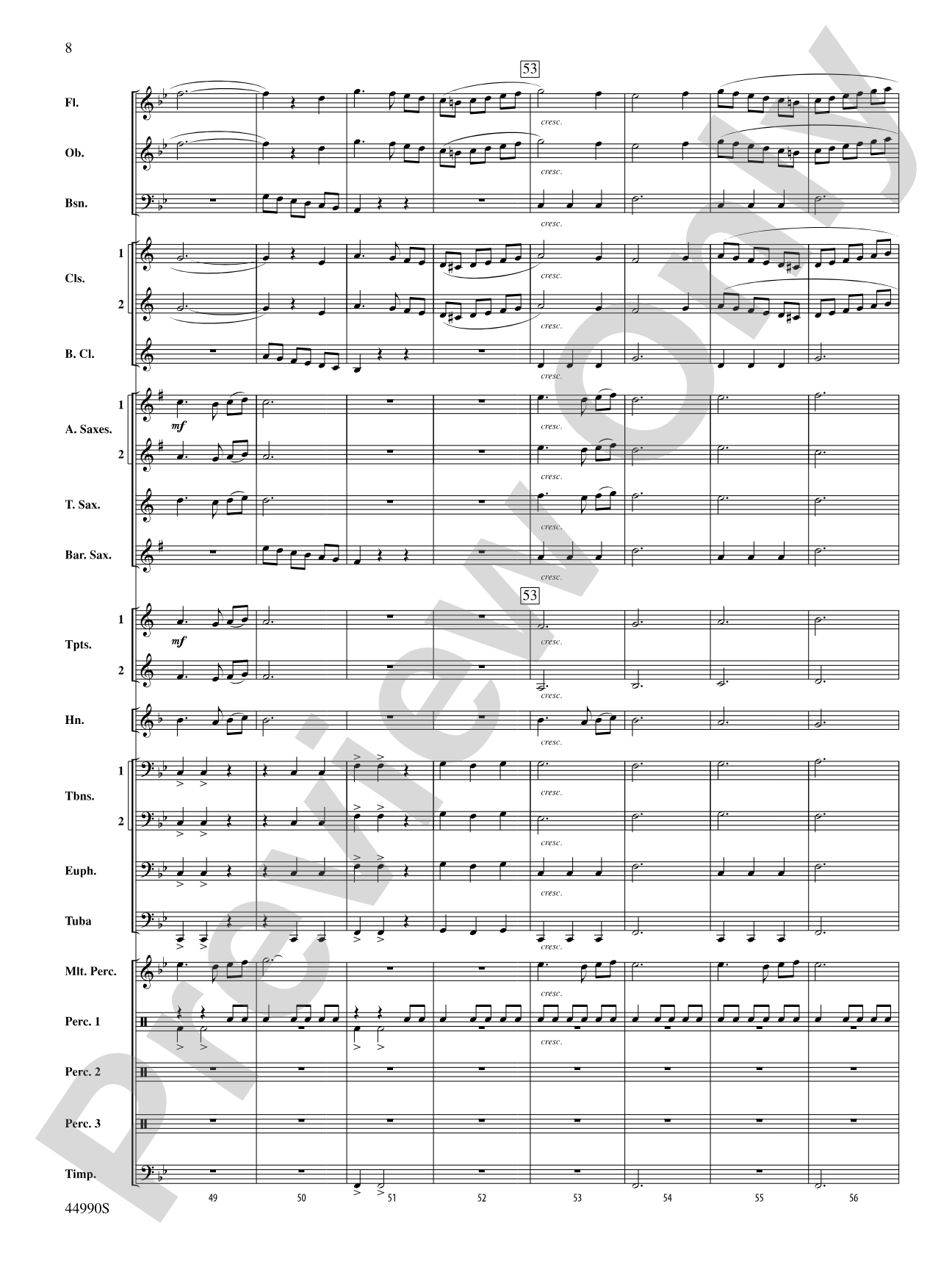 Awaken the Giant: Concert Band Conductor Score & Parts