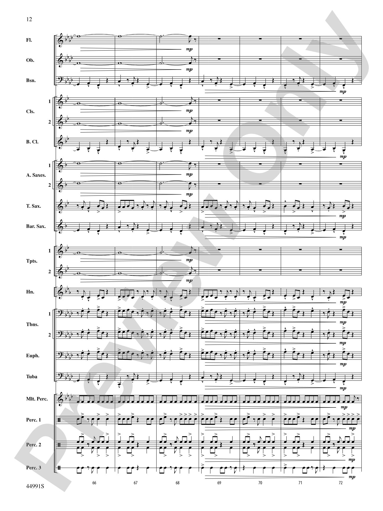 Amazonia: Concert Band Conductor Score & Parts