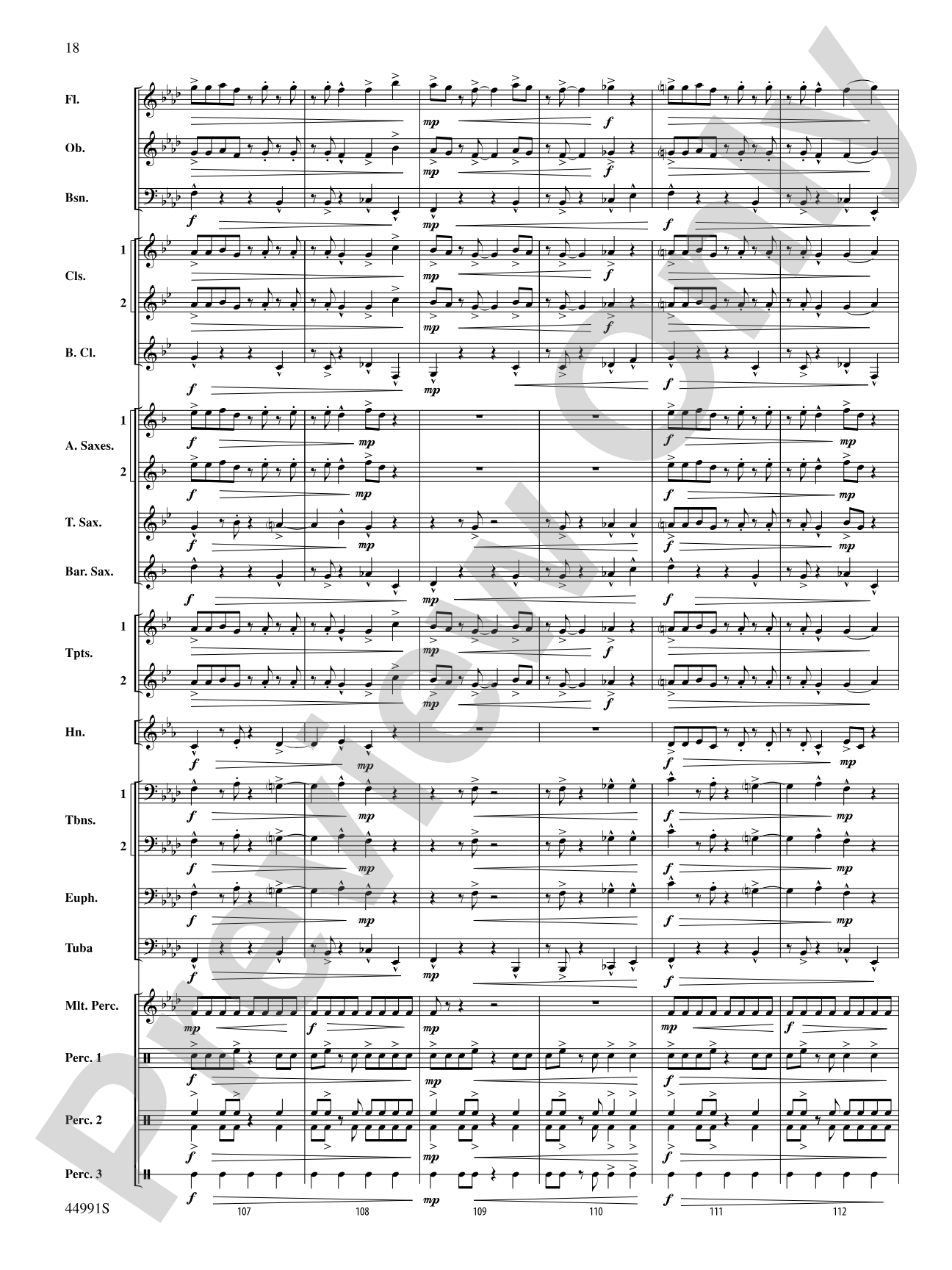 Amazonia: Concert Band Conductor Score & Parts