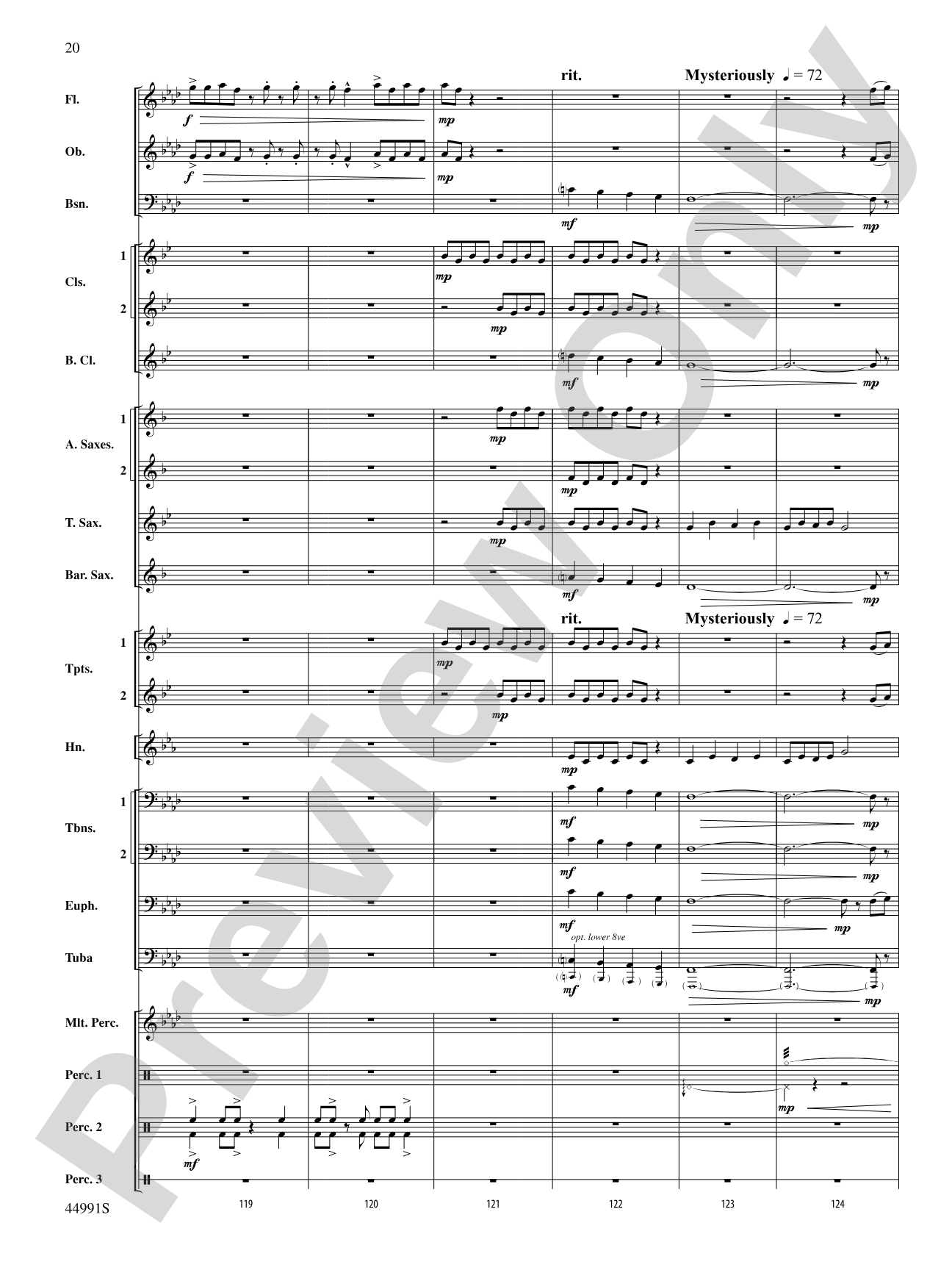 Amazonia: Concert Band Conductor Score & Parts