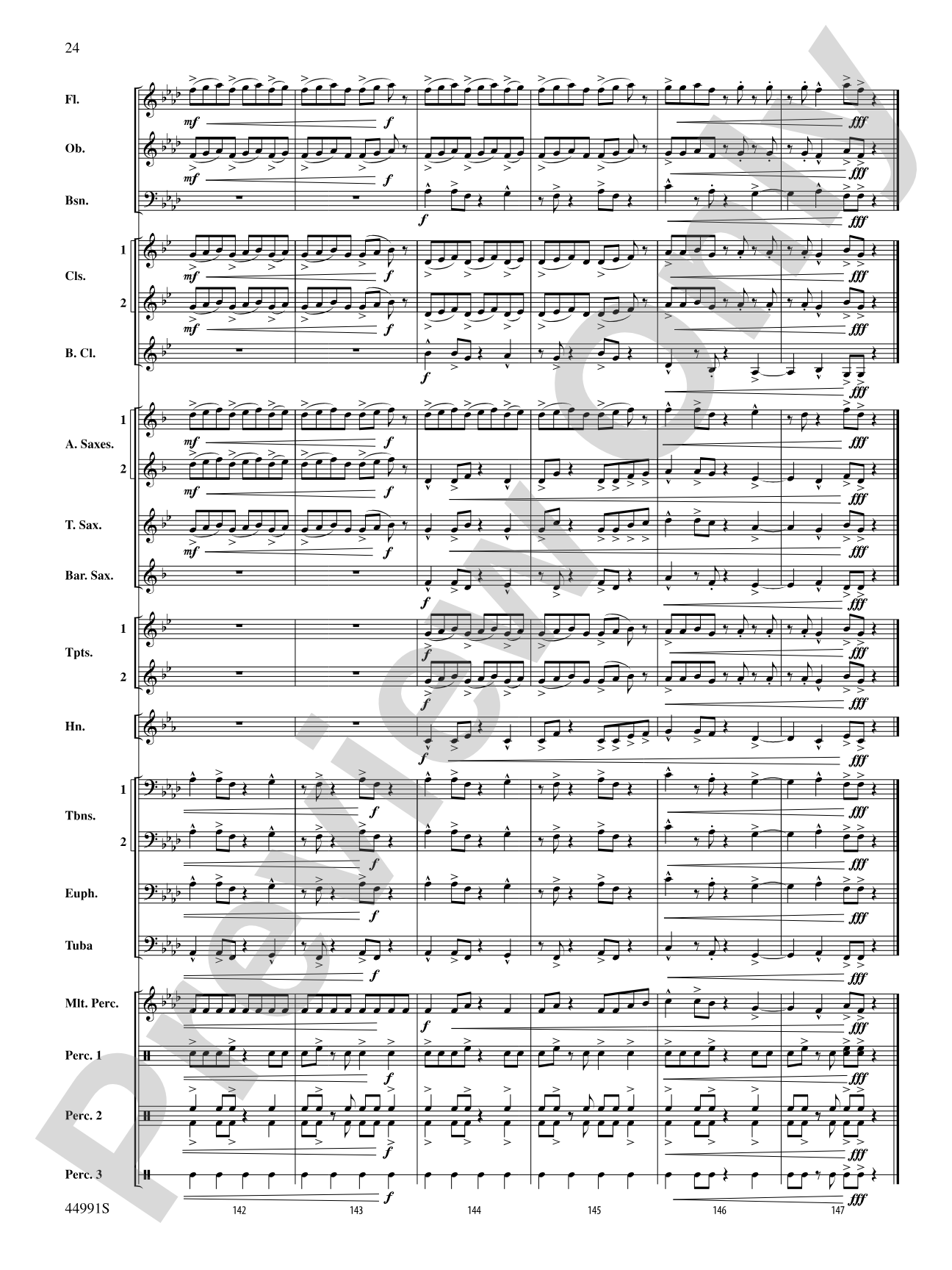 Amazonia: Concert Band Conductor Score & Parts