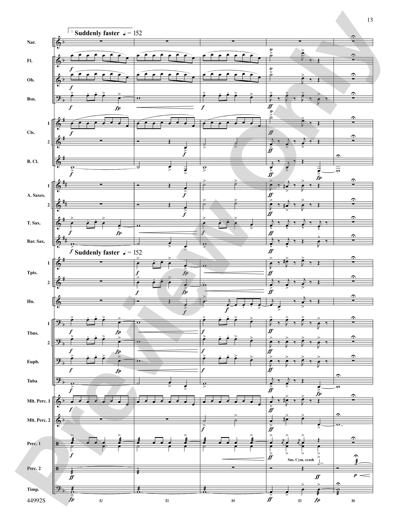 A Christmas Tale: Concert Band Conductor Score & Parts