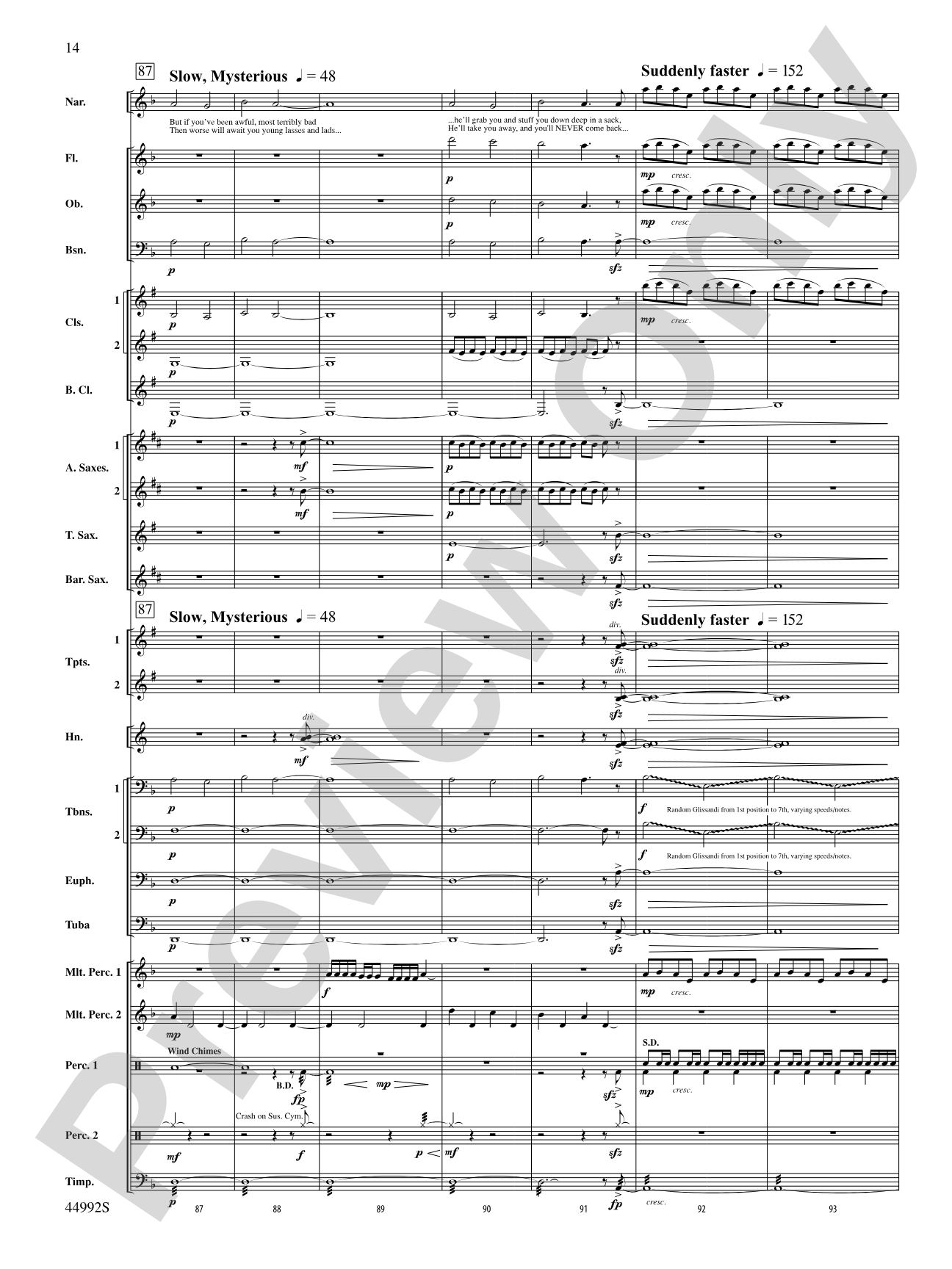 A Christmas Tale: Concert Band Conductor Score & Parts
