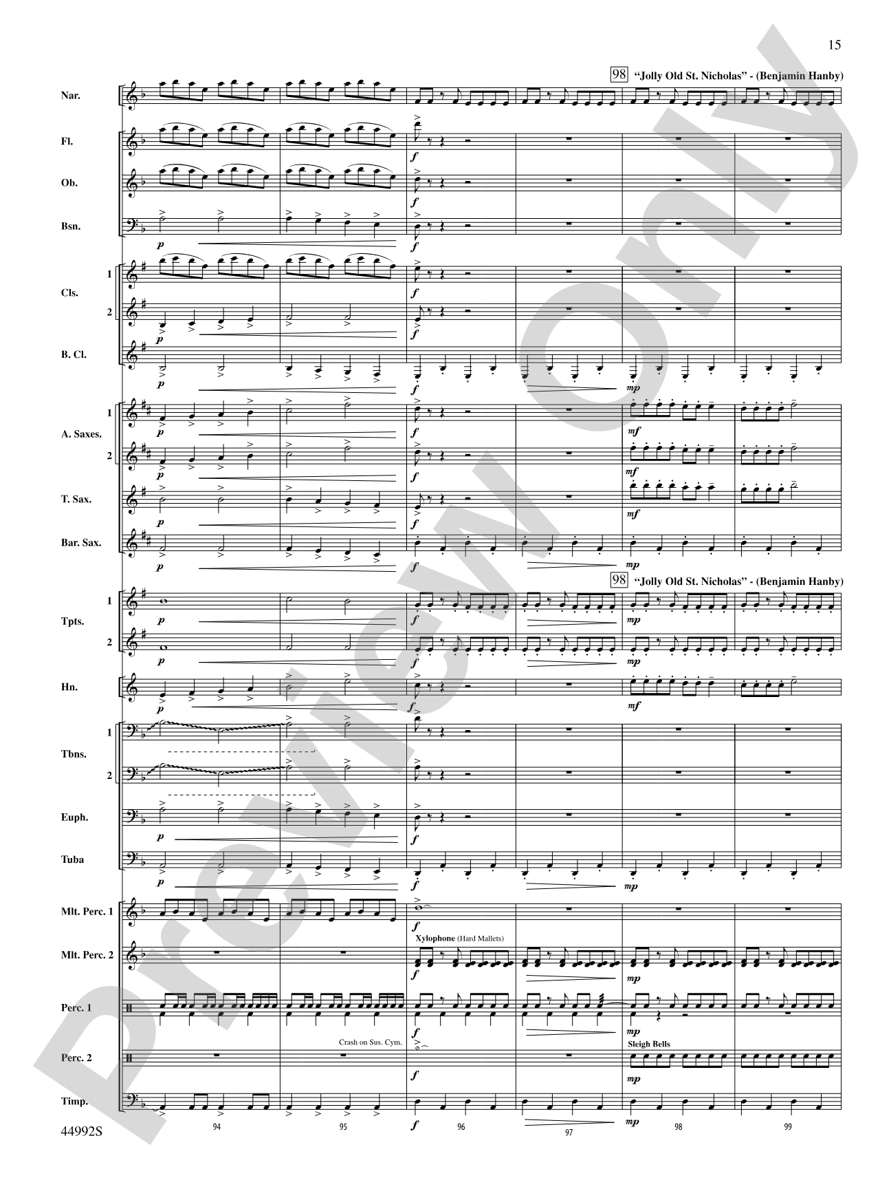 A Christmas Tale: Concert Band Conductor Score & Parts