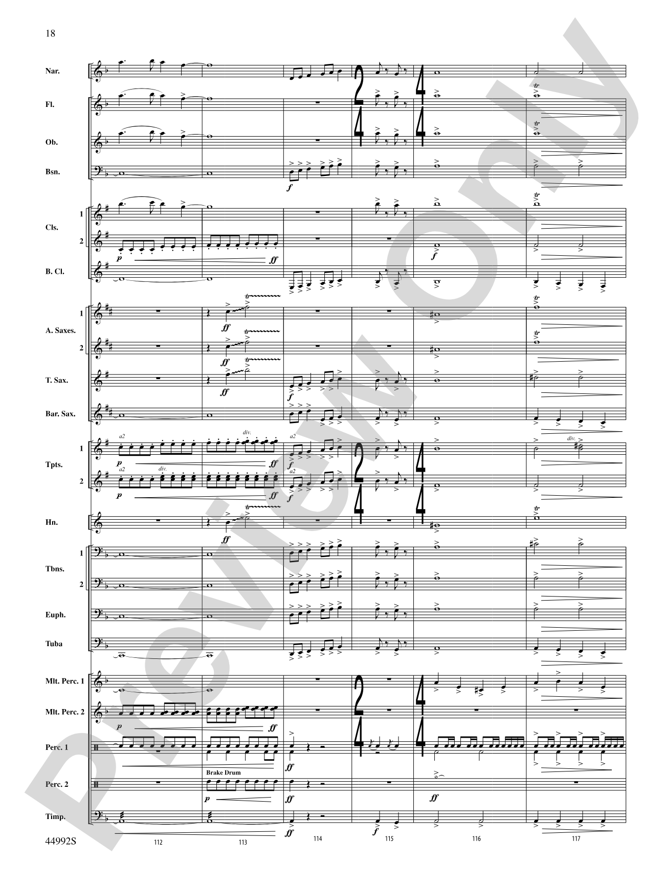 A Christmas Tale: Concert Band Conductor Score & Parts