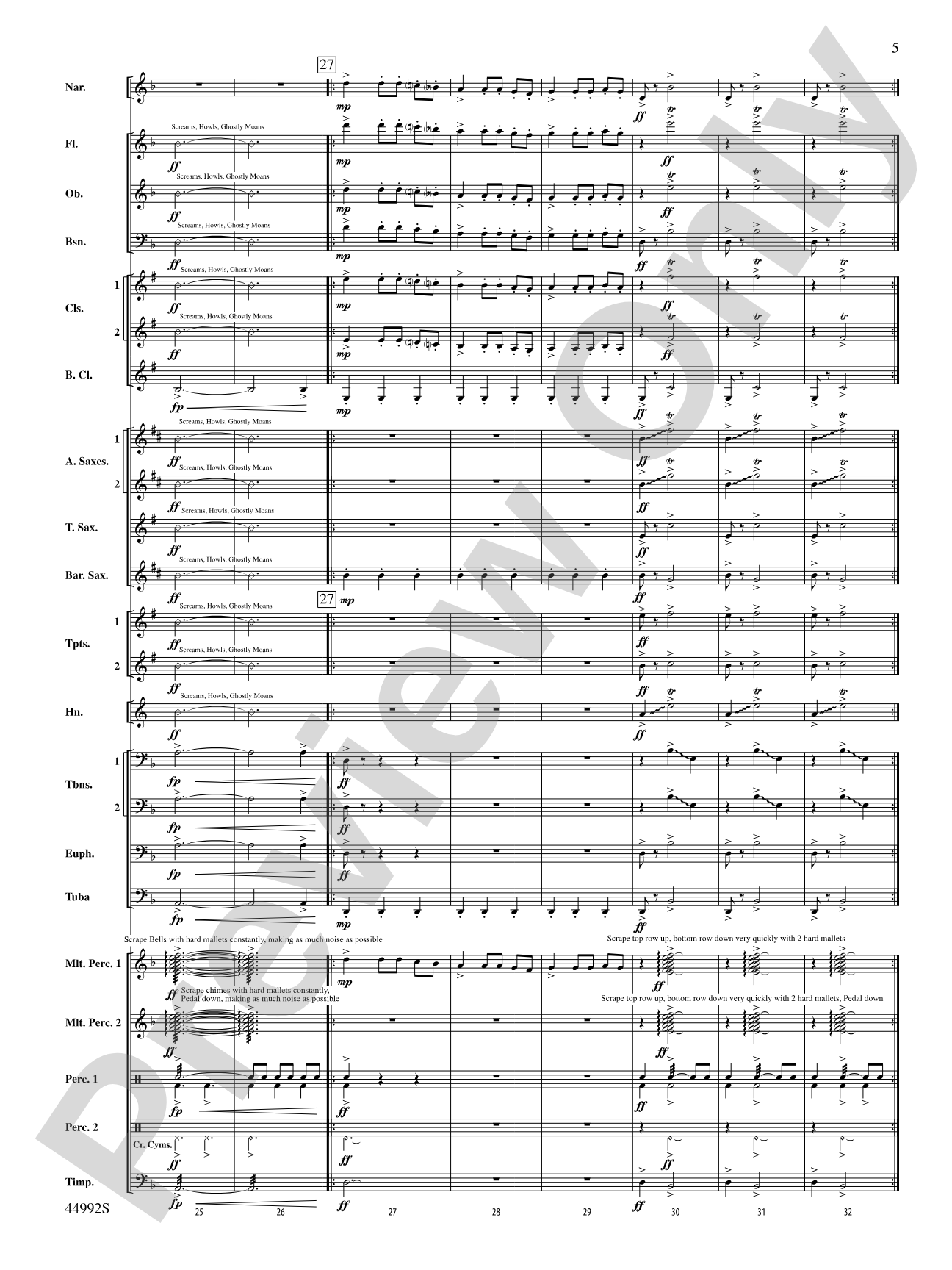 A Christmas Tale: Concert Band Conductor Score & Parts