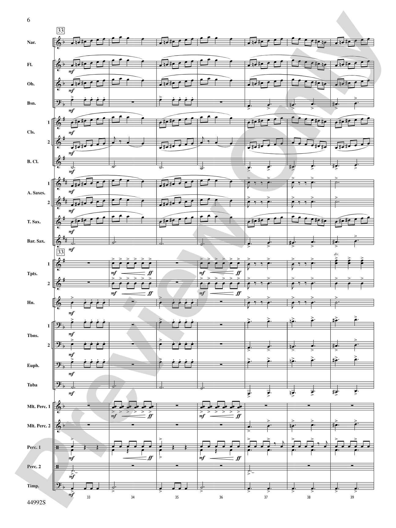 A Christmas Tale: Concert Band Conductor Score & Parts