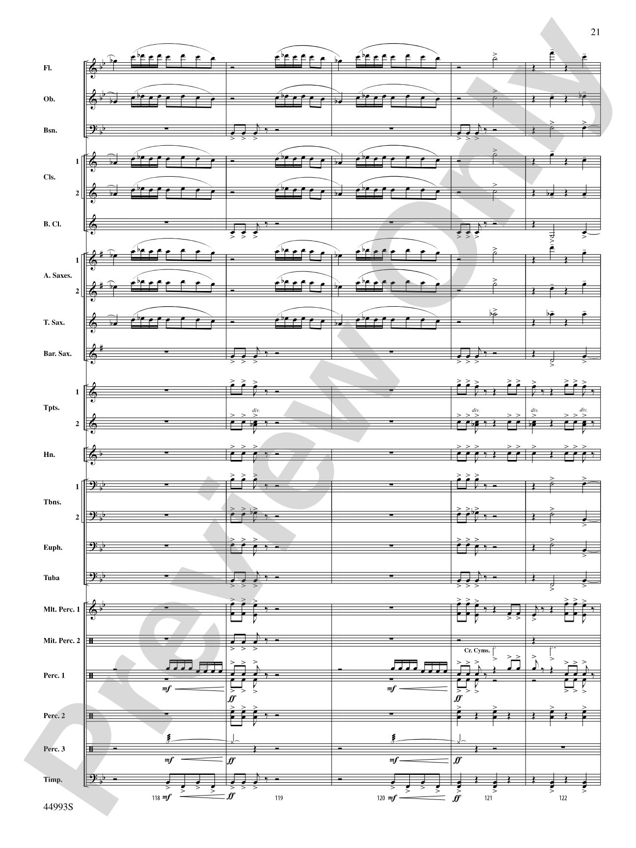 Atlas: Concert Band Conductor Score & Parts